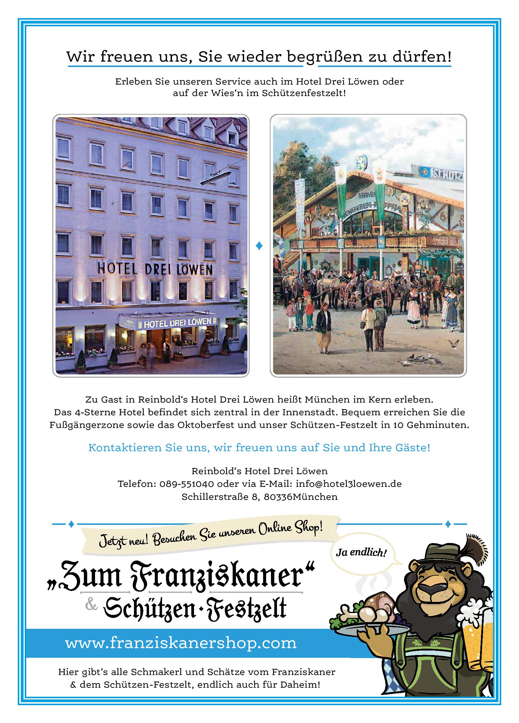 Speisekarte Gaststätte Zum Franziskaner in München, Seite 7