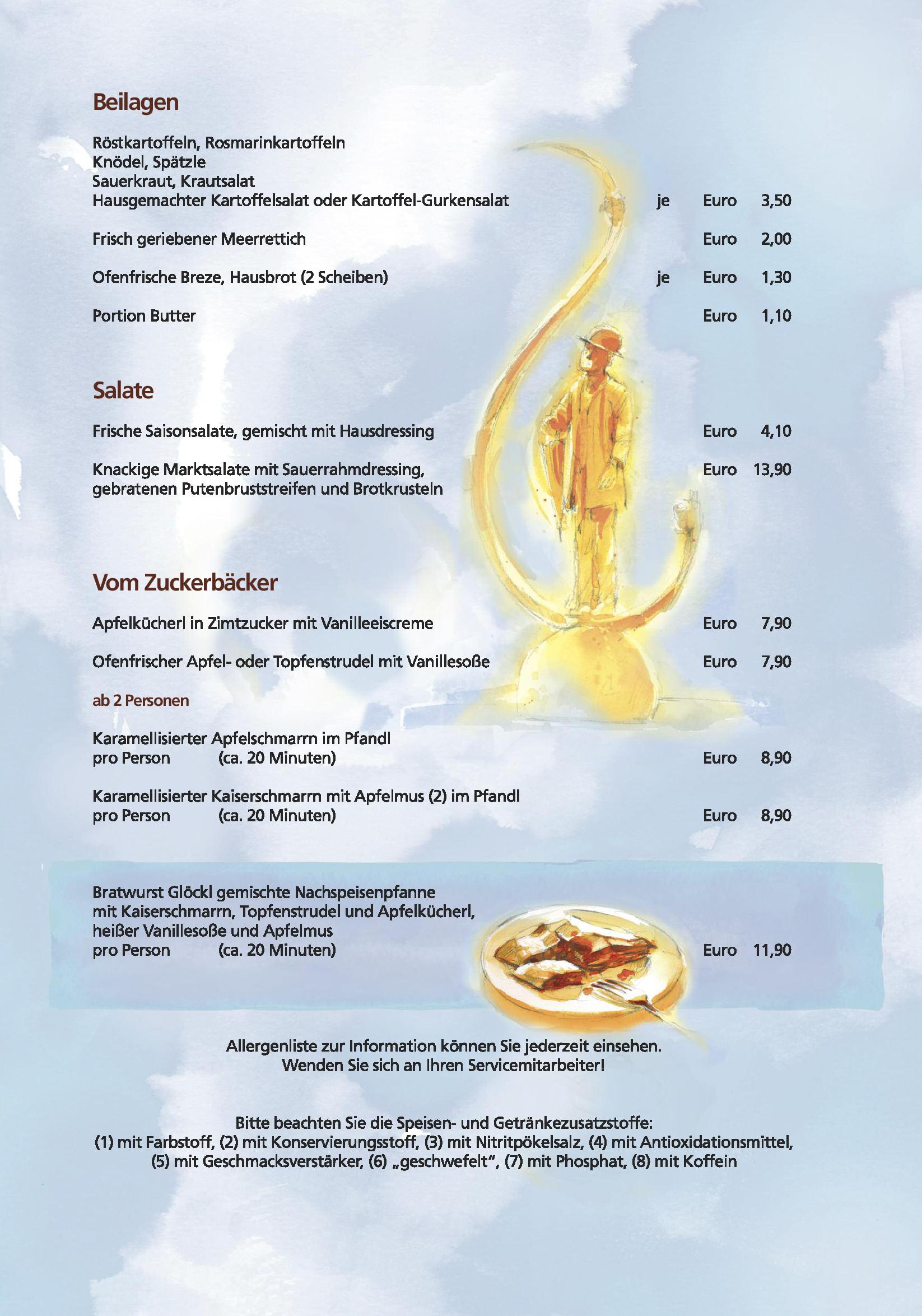 Speisekarte Bratwurstglöckl in München, Seite 5