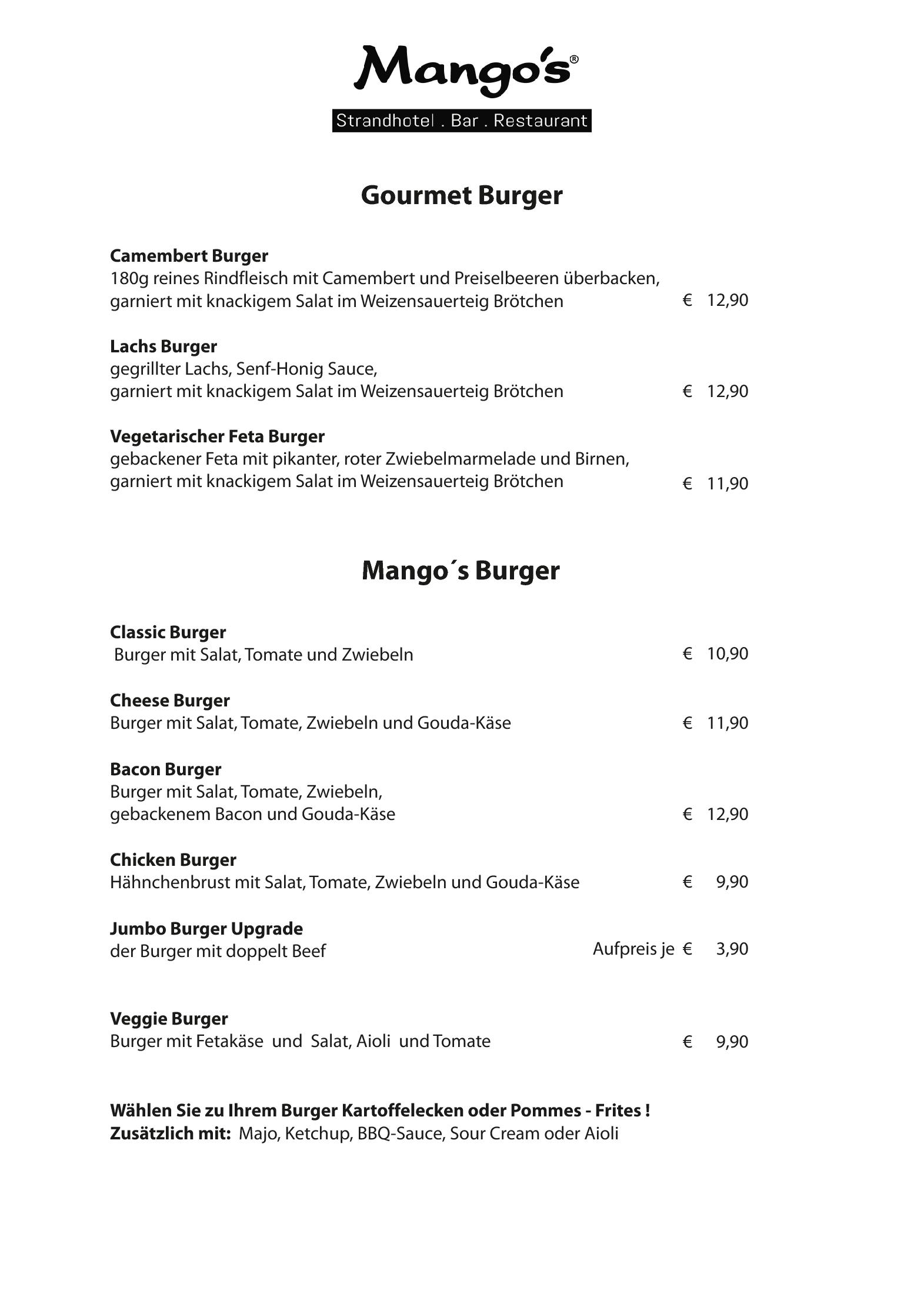 Speisekarte Mango´s Restaurant in Eckernförde, Seite 6