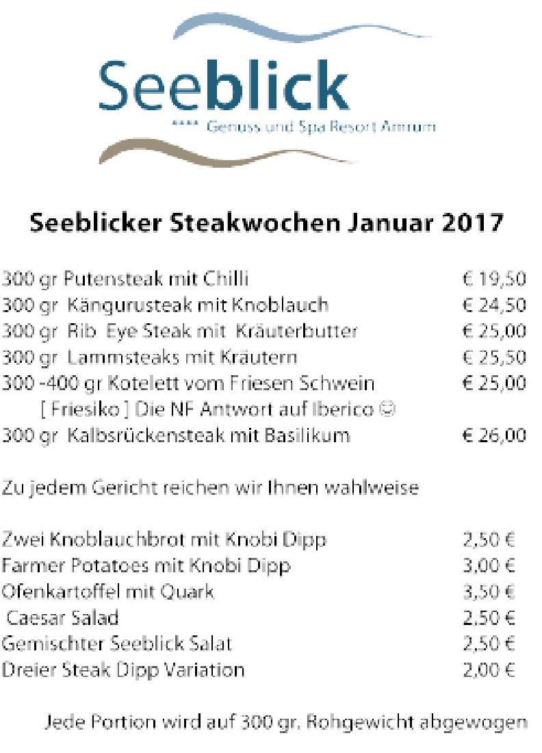 Speisekarte Seeblick **** Genuss und Spa Resort Amrum in Norddorf, Seite 21