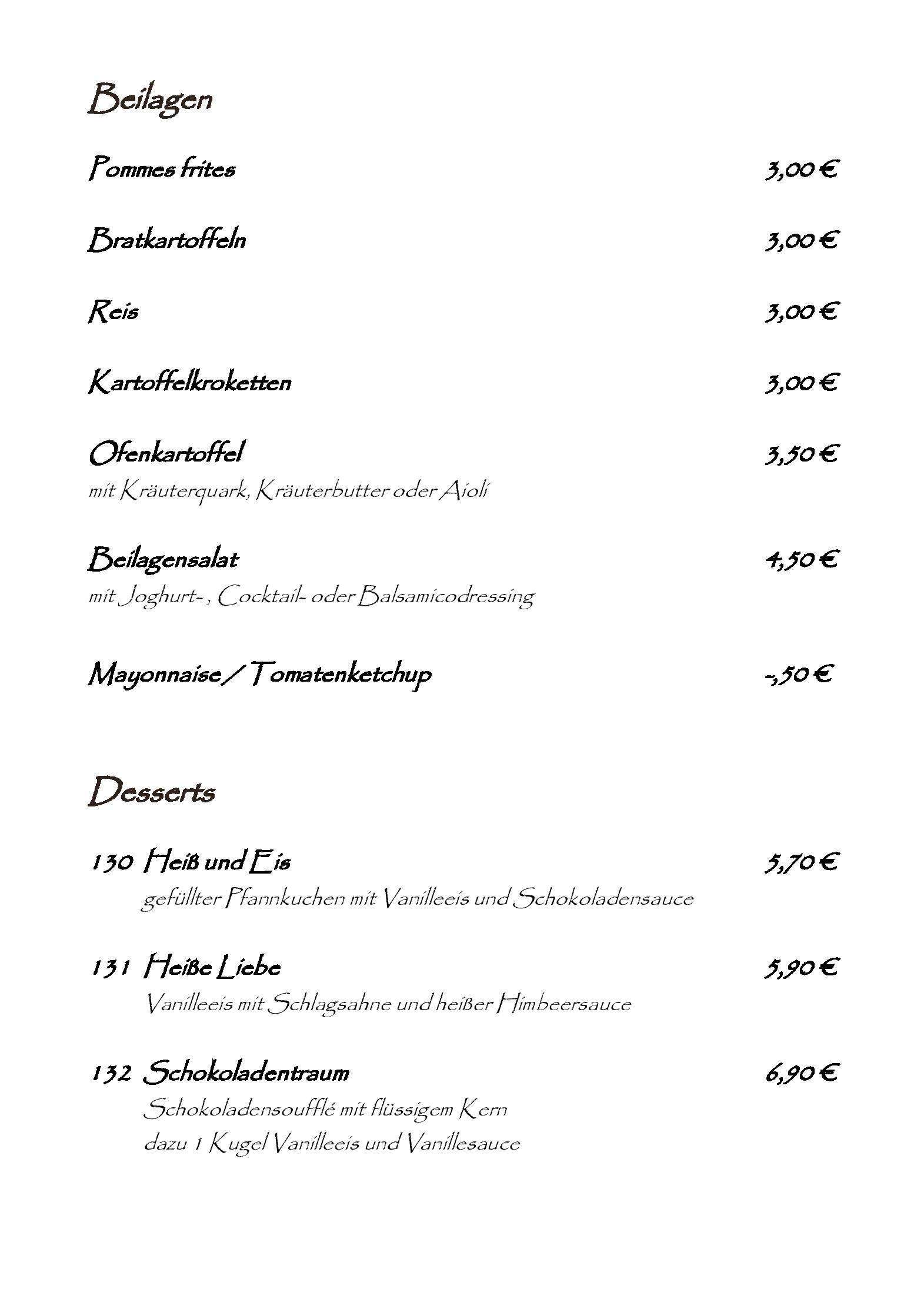 Speisekarte Overbeckshof in Bottrop, Seite 5