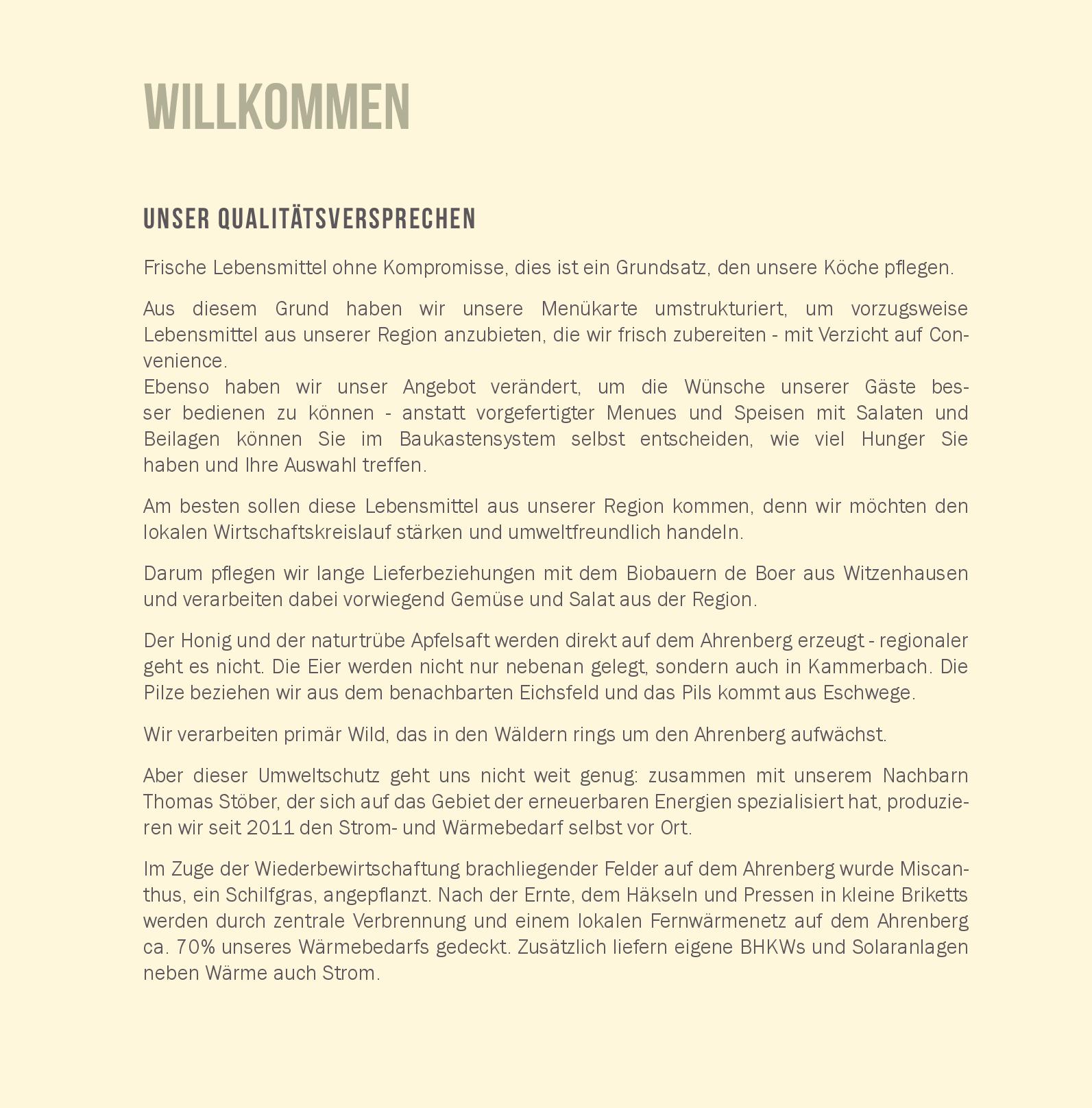 Speisekarte Romantik Hotel Ahrenberg in Bad Sooden-Allendorf, Seite 2