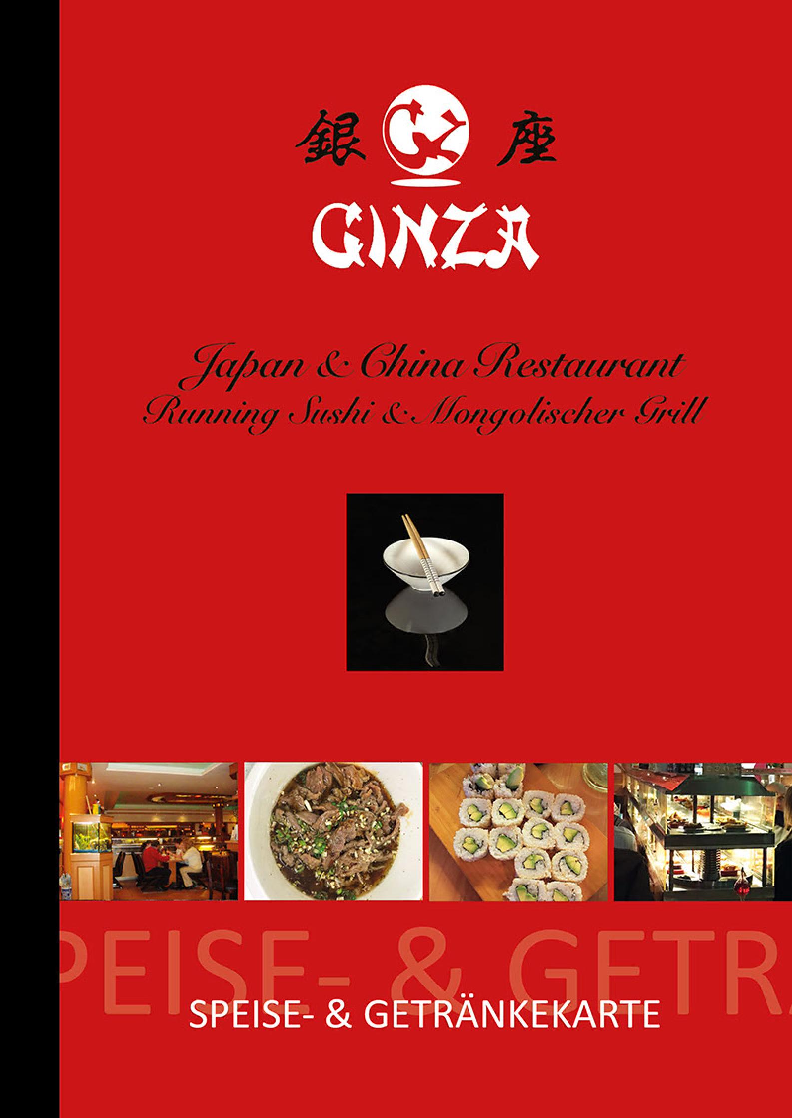 Speisekarte Japan & China Restaurant GINZA in Reutlingen, Seite 1