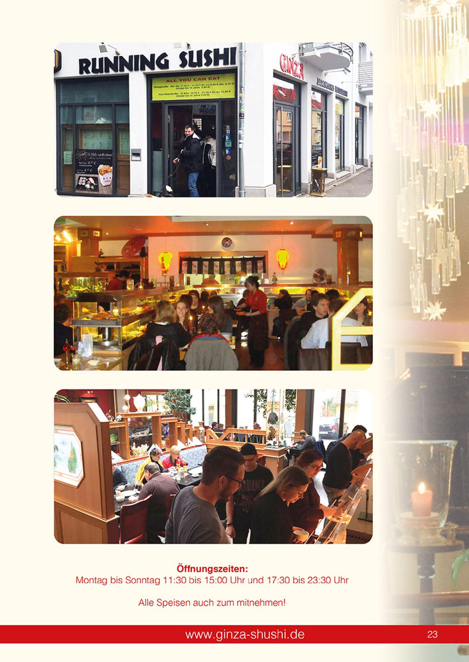 Speisekarte Japan & China Restaurant GINZA in Reutlingen, Seite 23