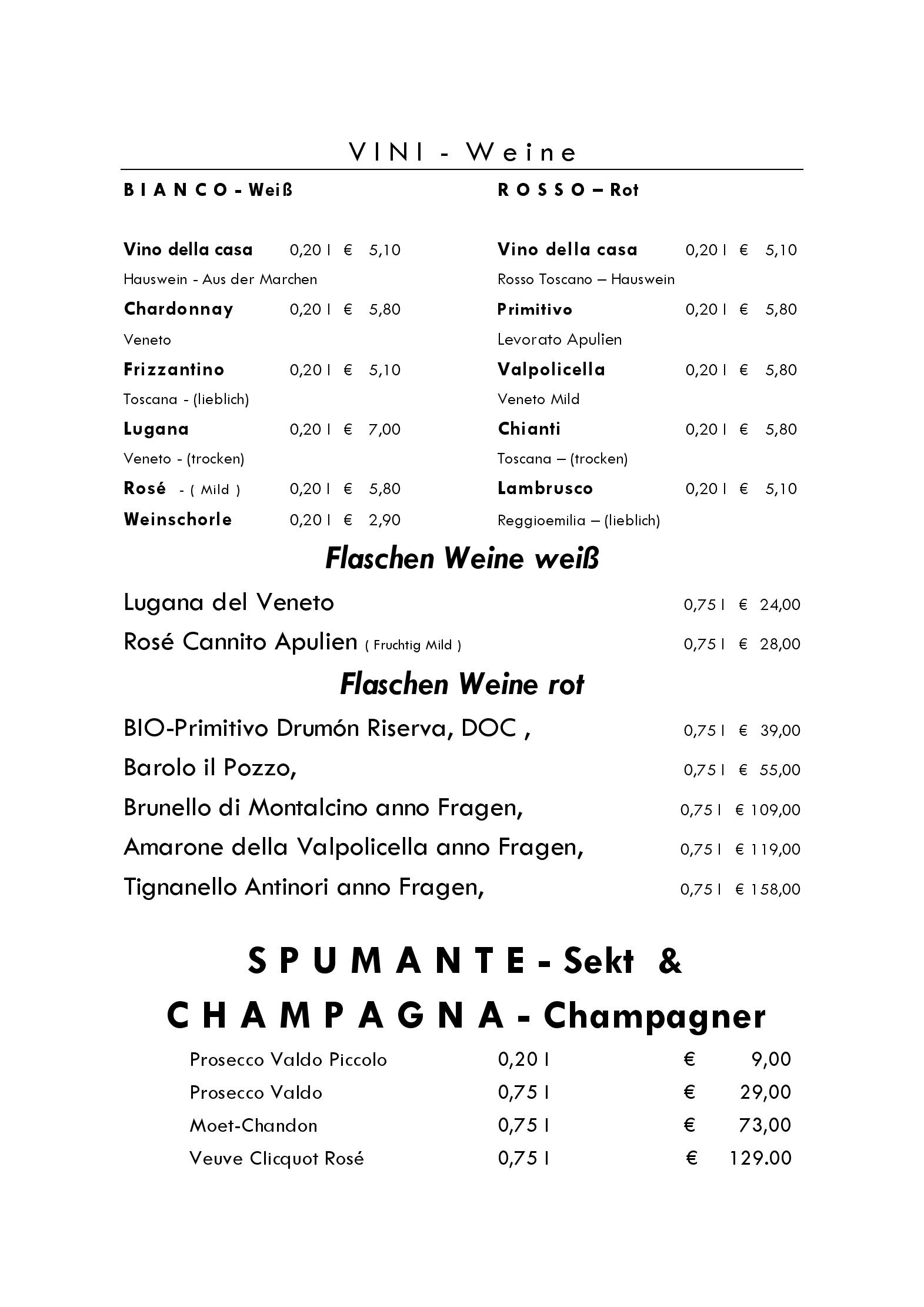 Speisekarte echteritaliener Taormina Ristorante in Regensburg, Seite 11