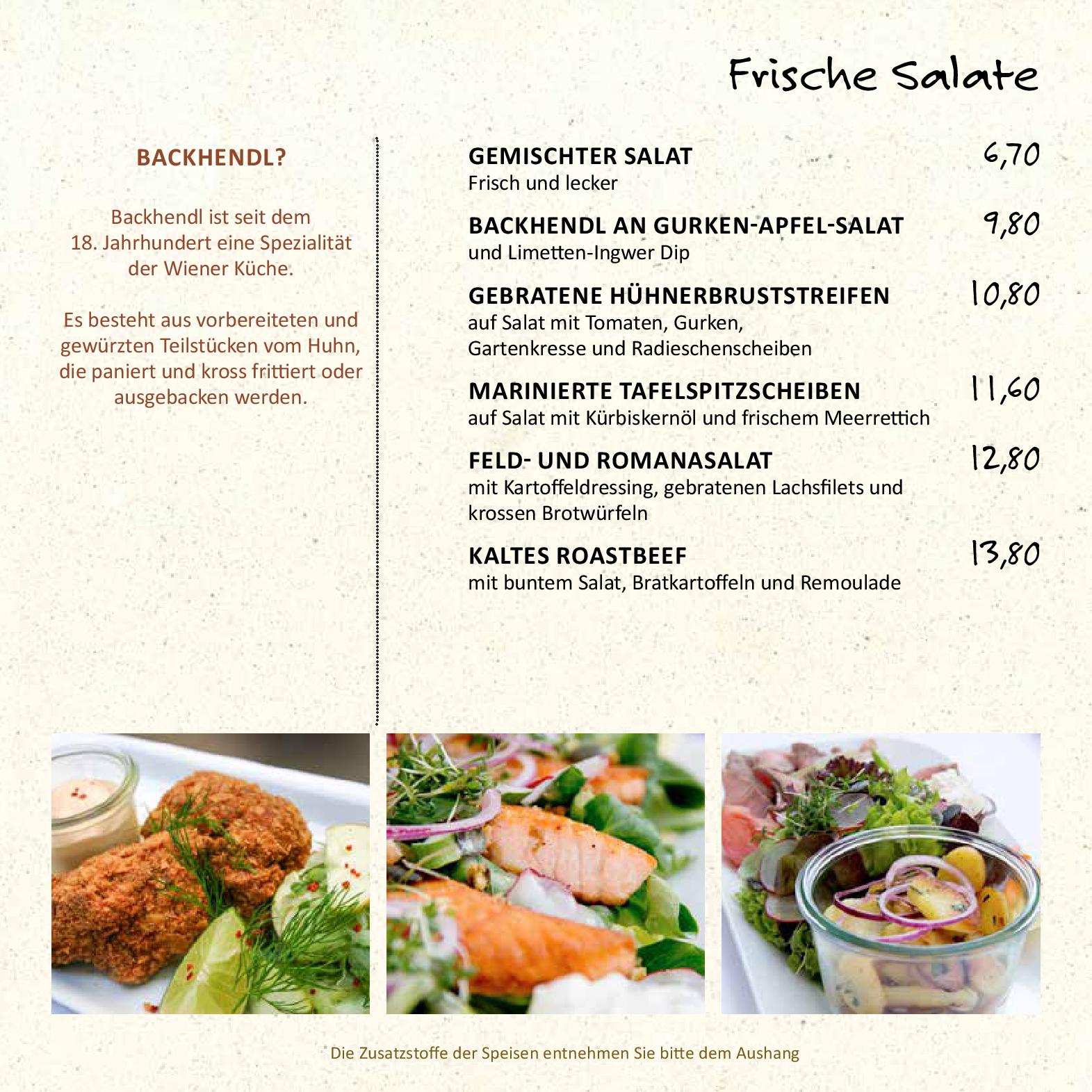 Speisekarte Gasthaus am Muster Schloss in Mayen, Seite 5