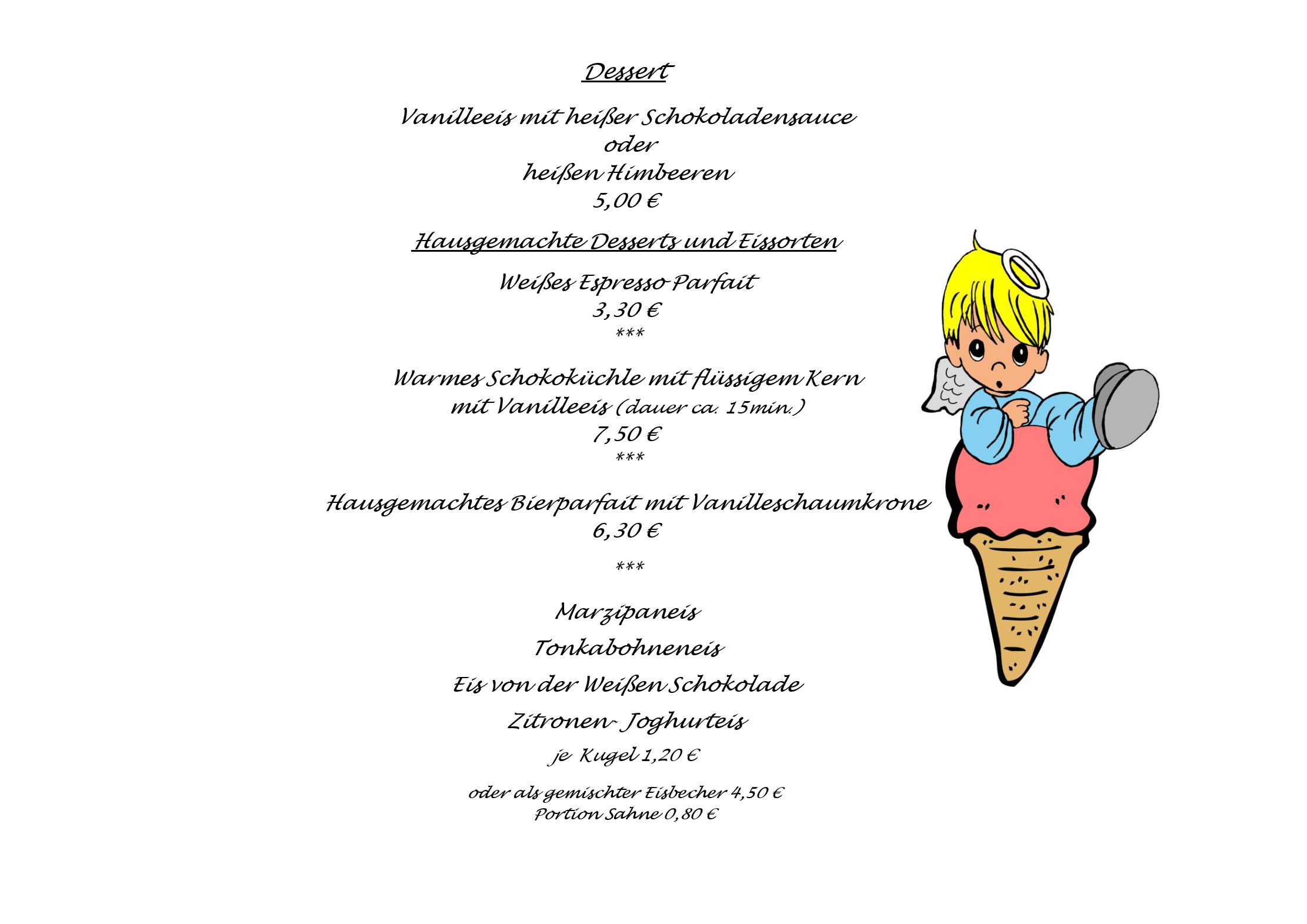 Speisekarte Hotel & Gasthaus Engel in Rastatt, Seite 7