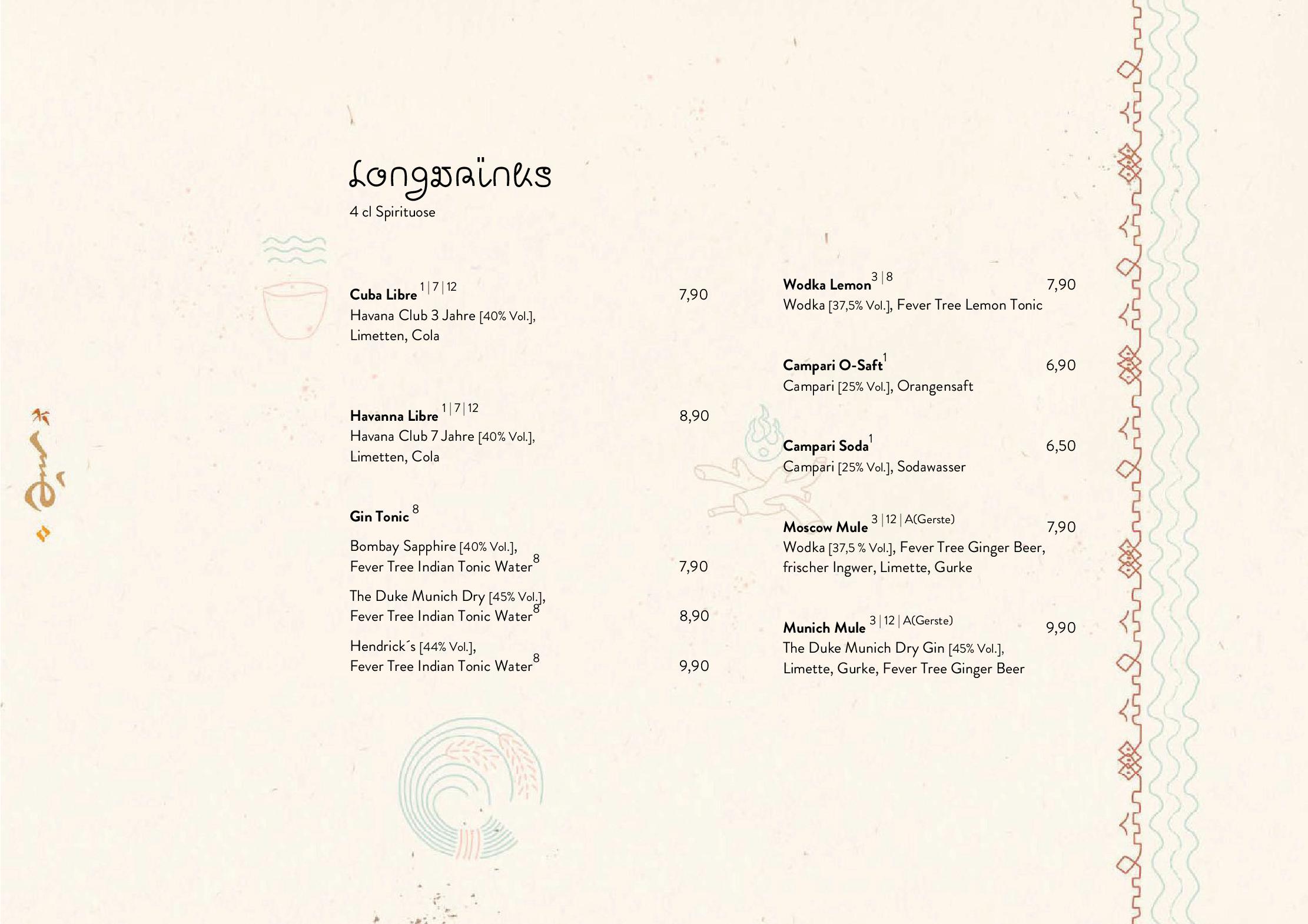 Speisekarte Mongo´s in München, Seite 13
