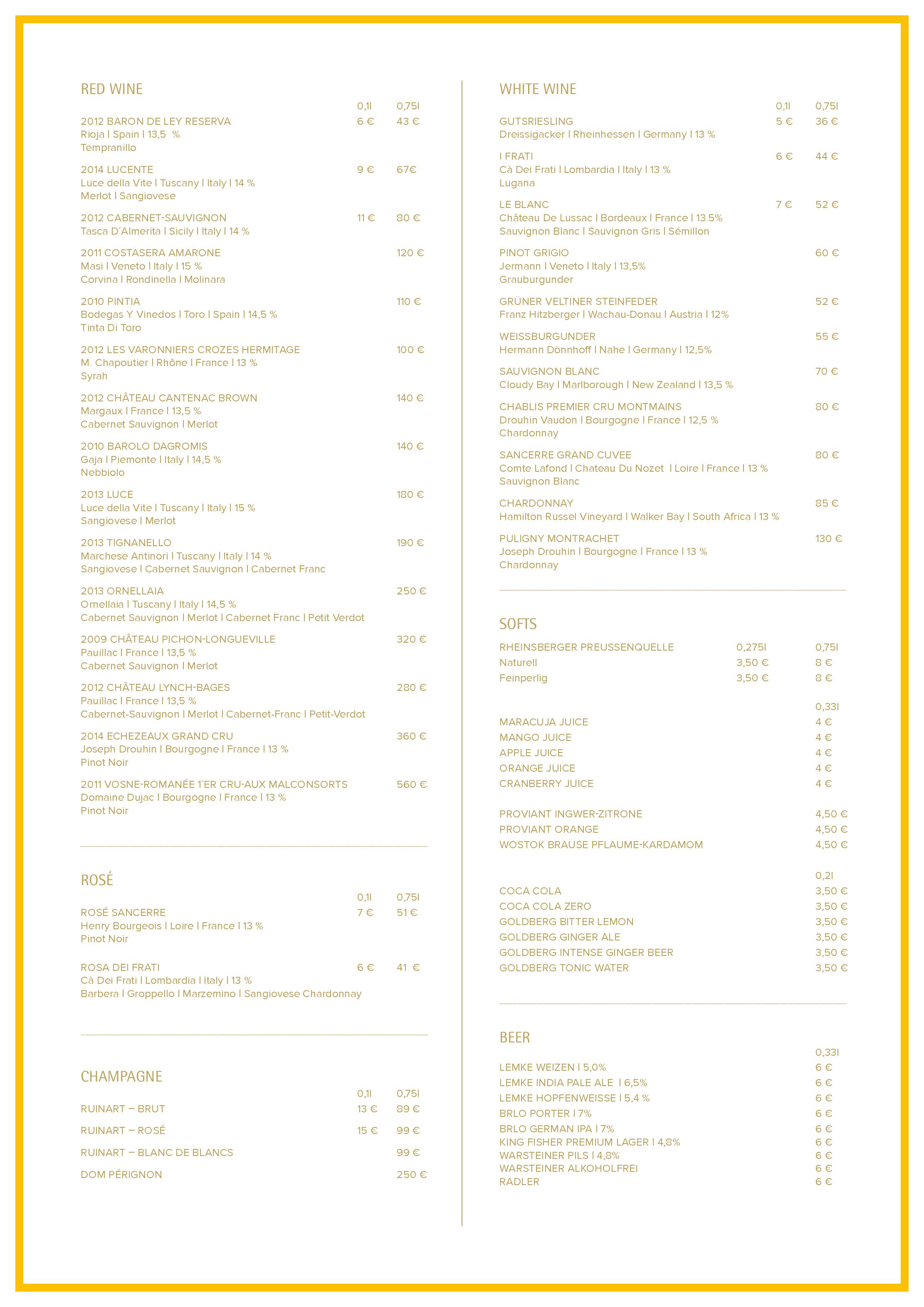 Speisekarte India Club Restaurant in Berlin, Seite 2