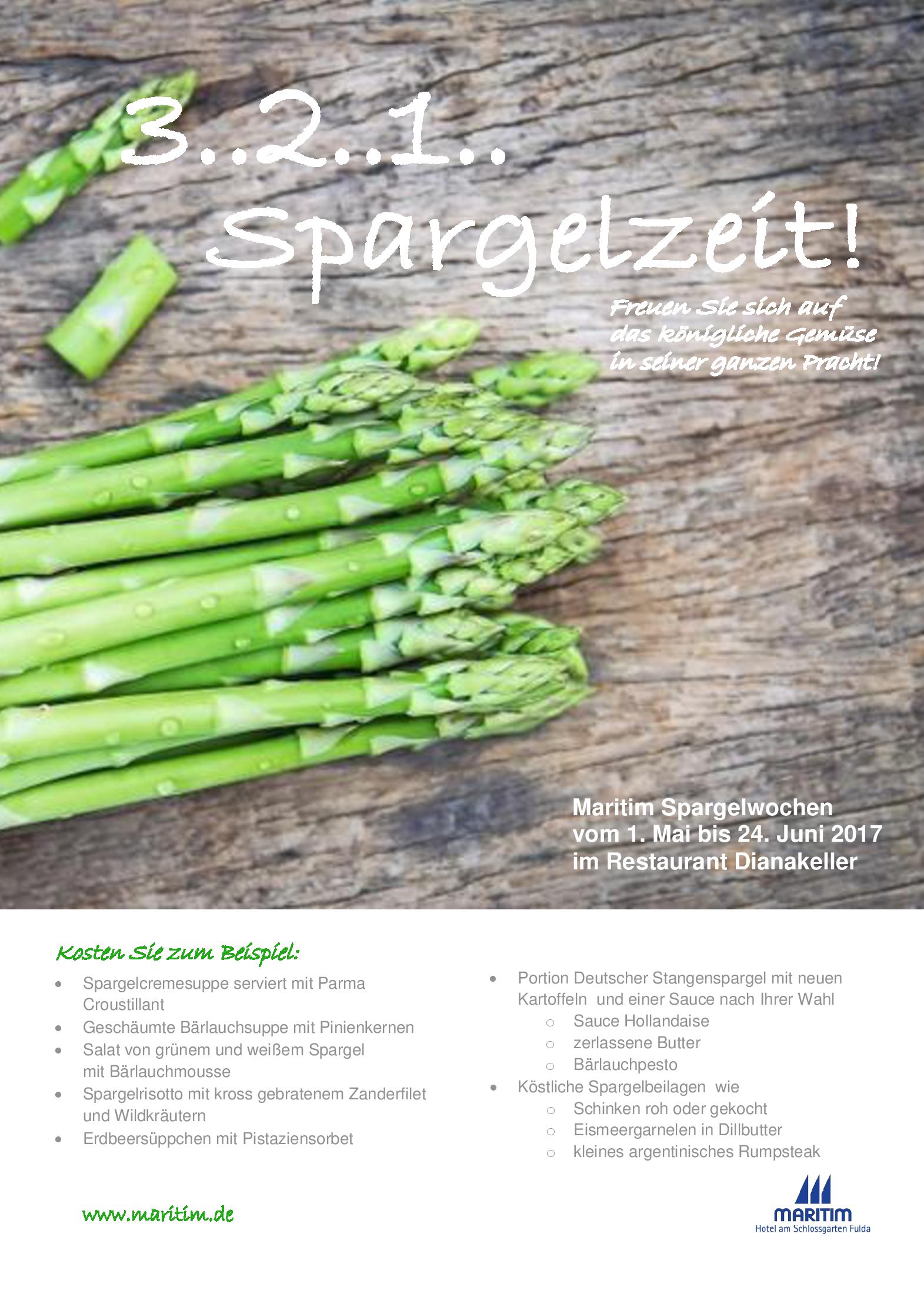 Speisekarte Dianakeller in Fulda, Seite 1
