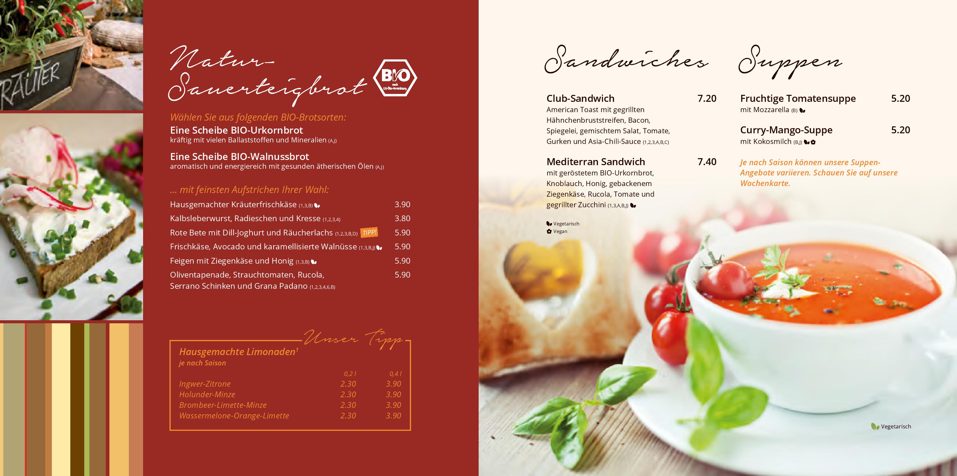 Speisekarte Café Central  in Leipzig, Seite 5