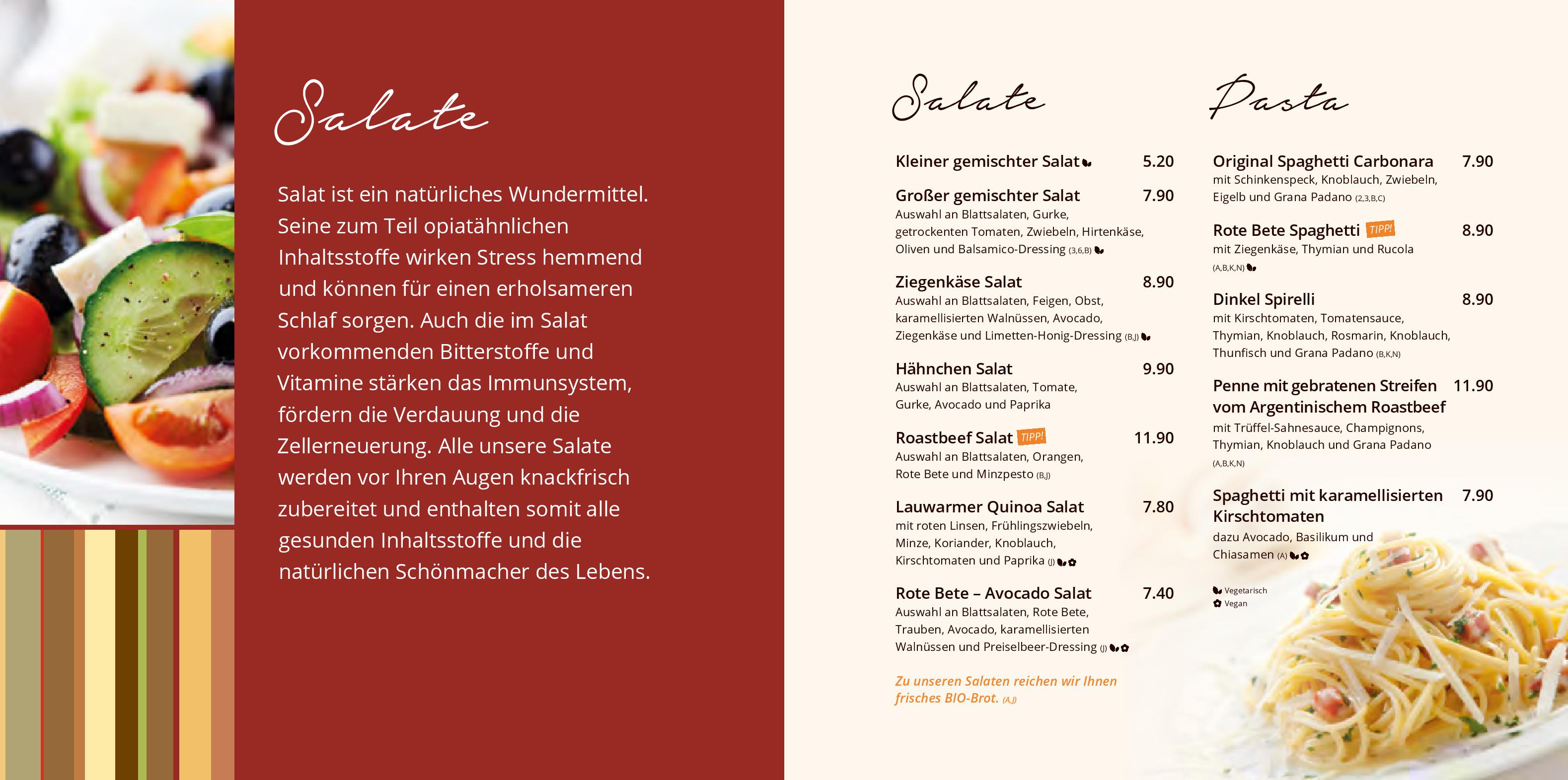 Speisekarte Café Central  in Leipzig, Seite 6