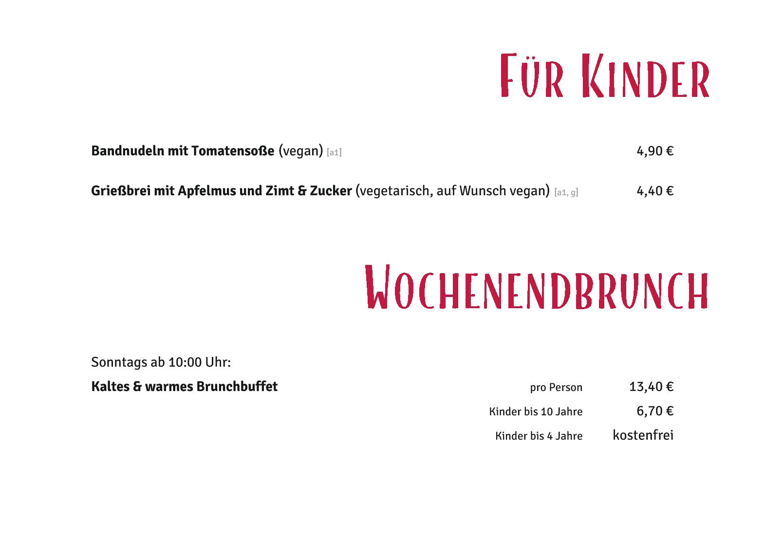 Speisekarte Mephisto - Restaurant, Cafe, Kneipe, Bar & Biergarten in Magdeburg, Seite 15