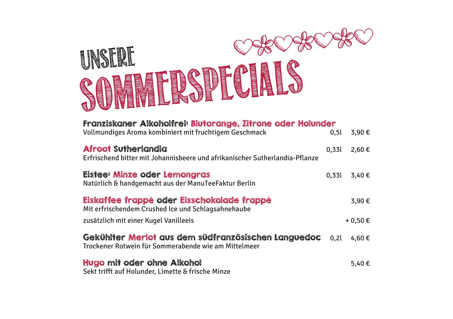 Speisekarte Mephisto - Restaurant, Cafe, Kneipe, Bar & Biergarten in Magdeburg, Seite 2