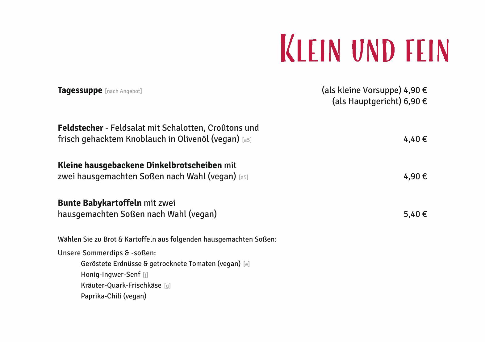 Speisekarte Mephisto - Restaurant, Cafe, Kneipe, Bar & Biergarten in Magdeburg, Seite 5
