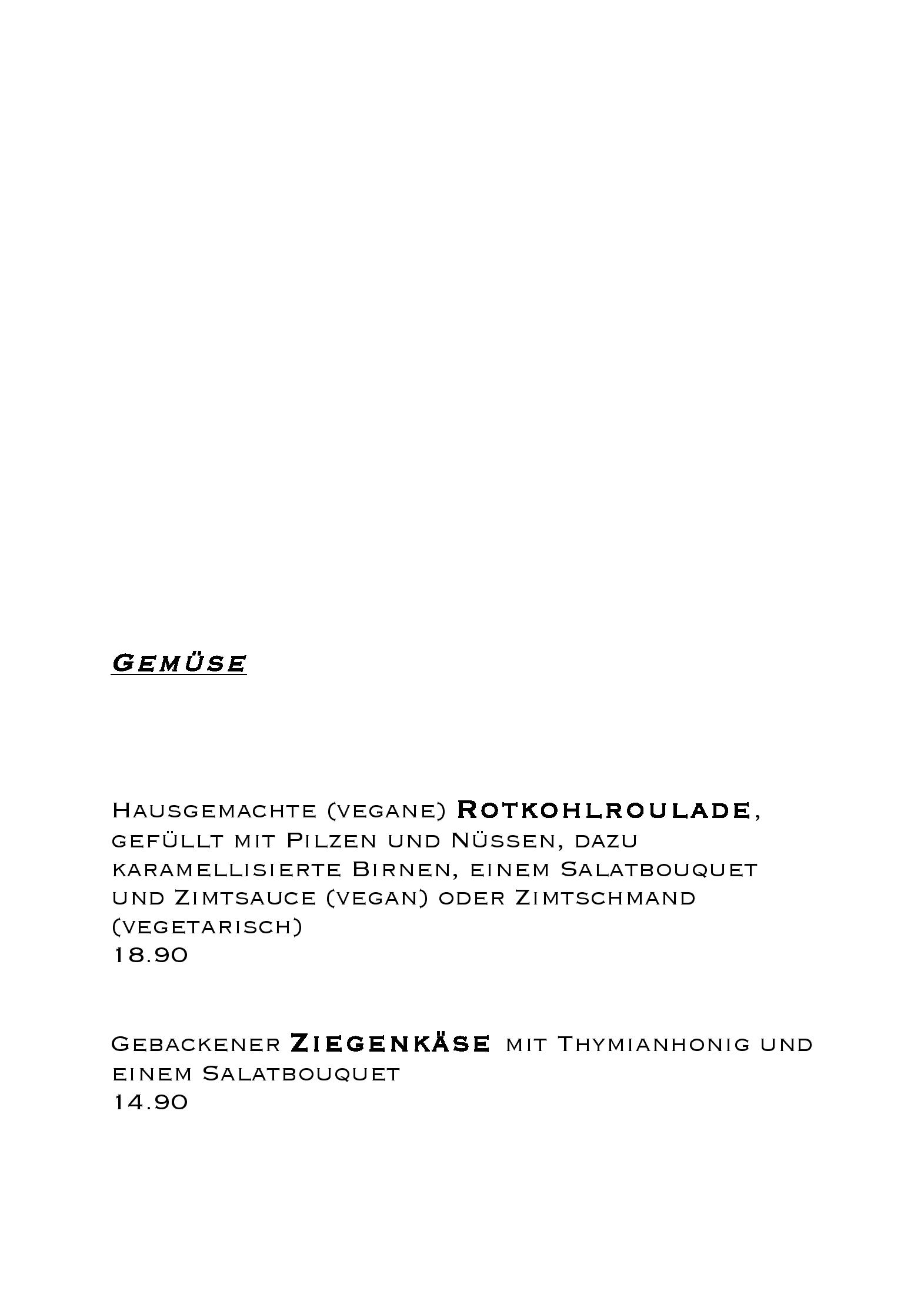 Speisekarte Restaurant Schoppenhauer in Hamburg, Seite 5