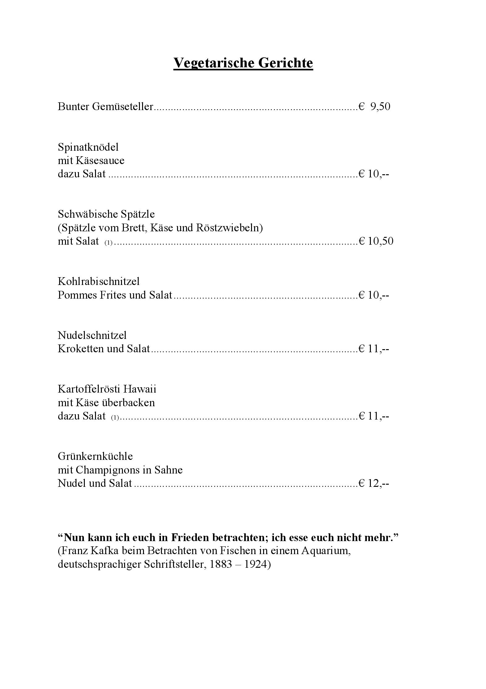 Speisekarte Schlindwein-Stuben in Karlsdorf-Neuthard, Seite 13