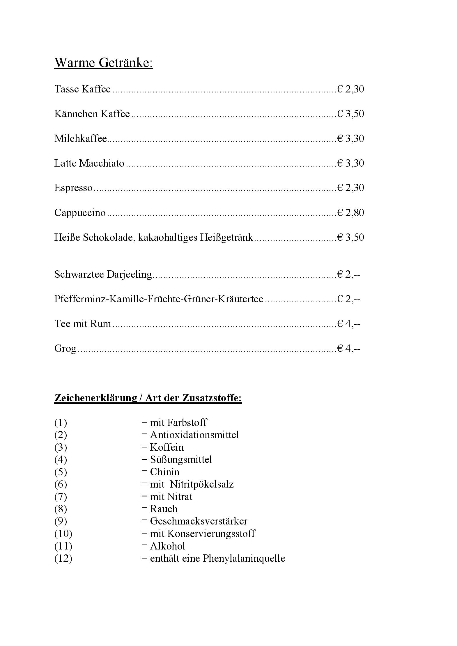 Speisekarte Schlindwein-Stuben in Karlsdorf-Neuthard, Seite 14