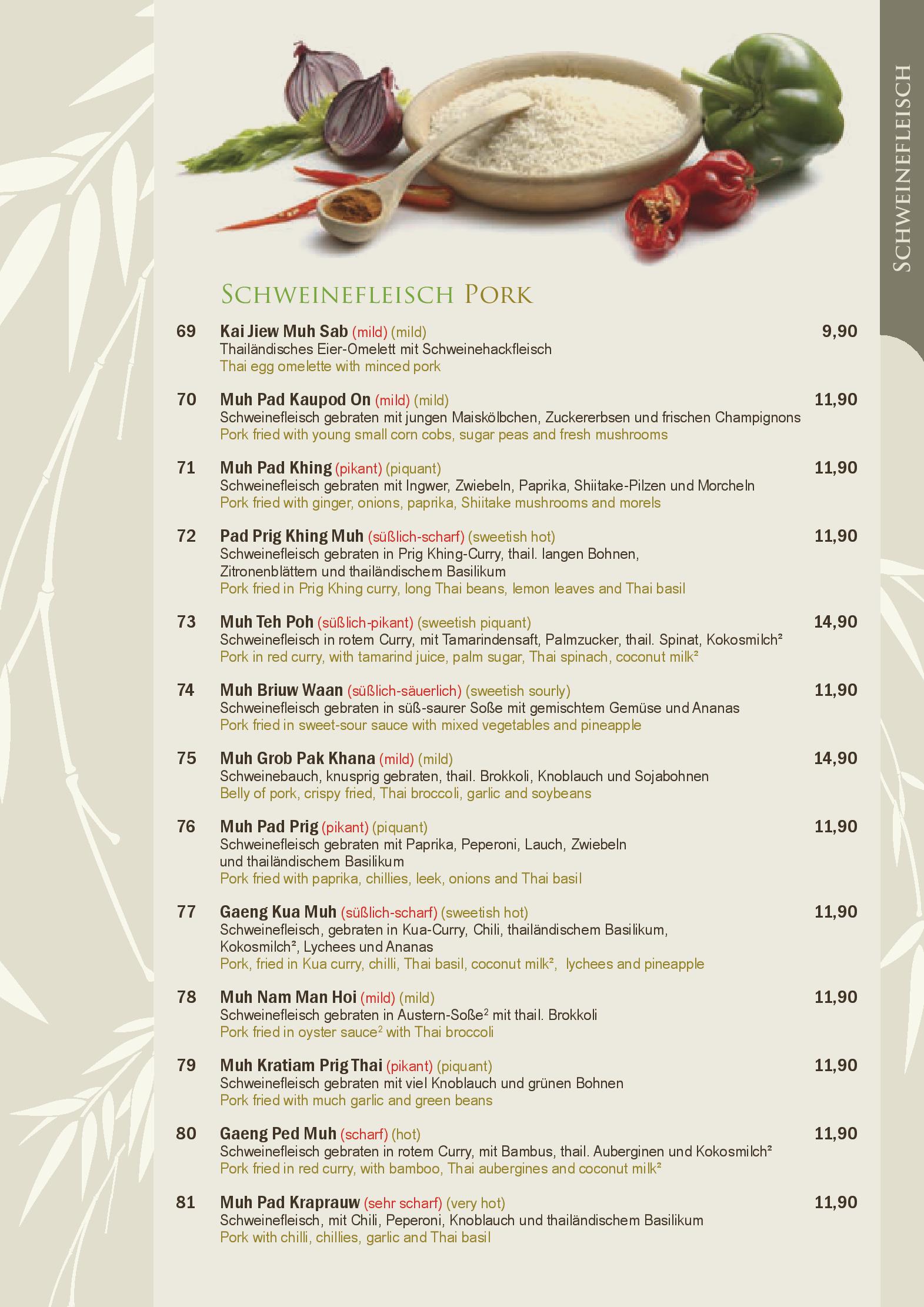 Speisekarte Suvadee Thai Restaurant in Frankfurt am Main, Seite 7