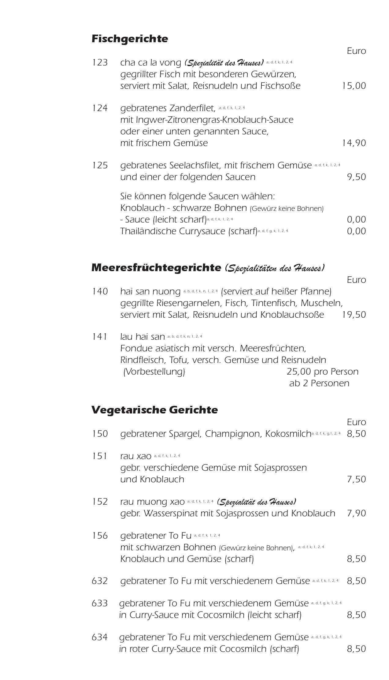 Speisekarte Hanoi Grill Erfurt in Erfurt, Seite 10