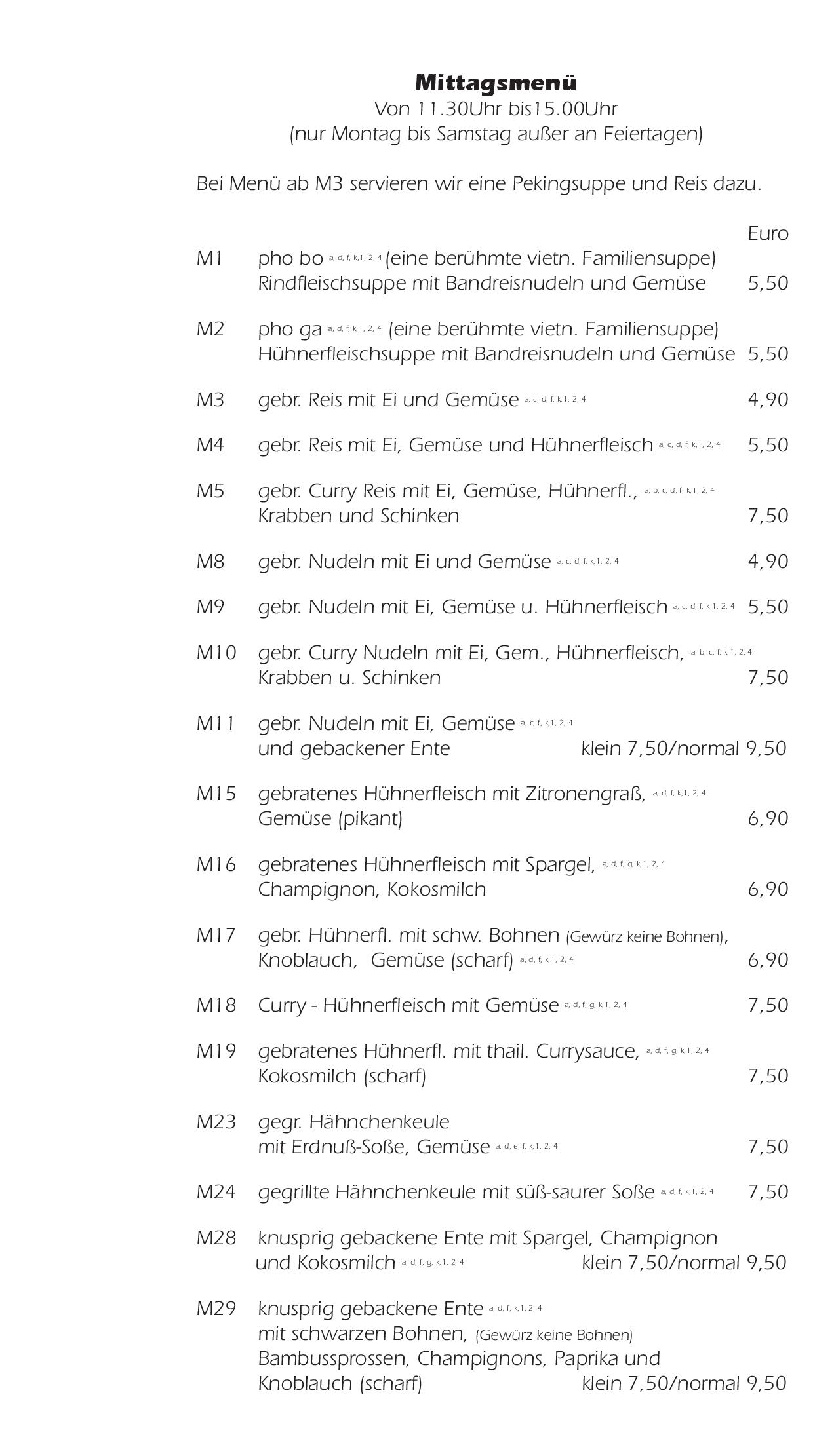 Speisekarte Hanoi Grill Erfurt in Erfurt, Seite 12