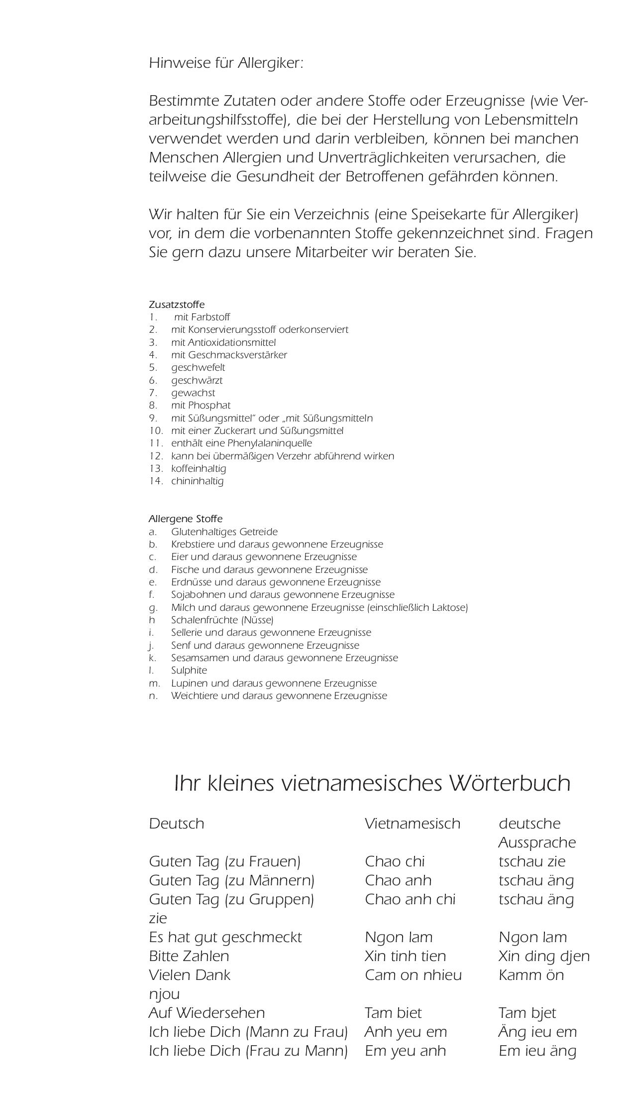 Speisekarte Hanoi Grill Erfurt in Erfurt, Seite 2