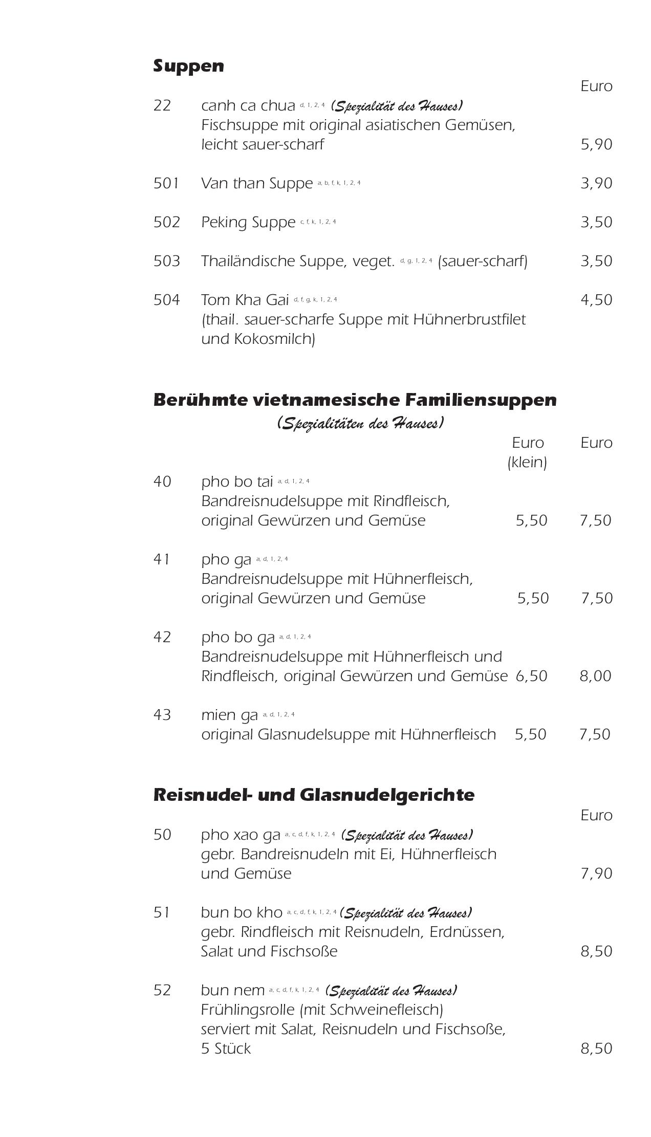 Speisekarte Hanoi Grill Erfurt in Erfurt, Seite 4