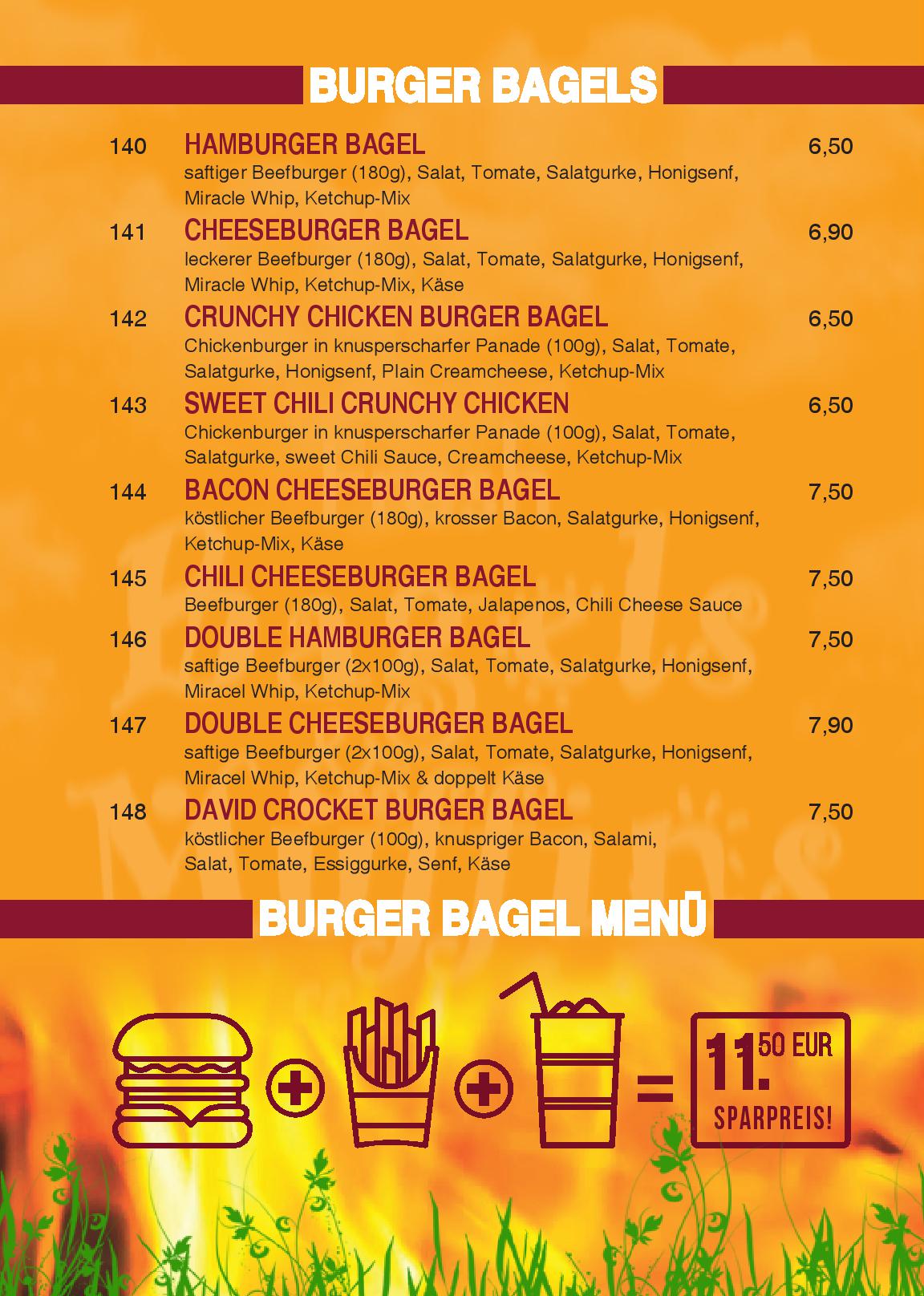 Speisekarte Fresh Bagels & Muffins in München, Seite 6