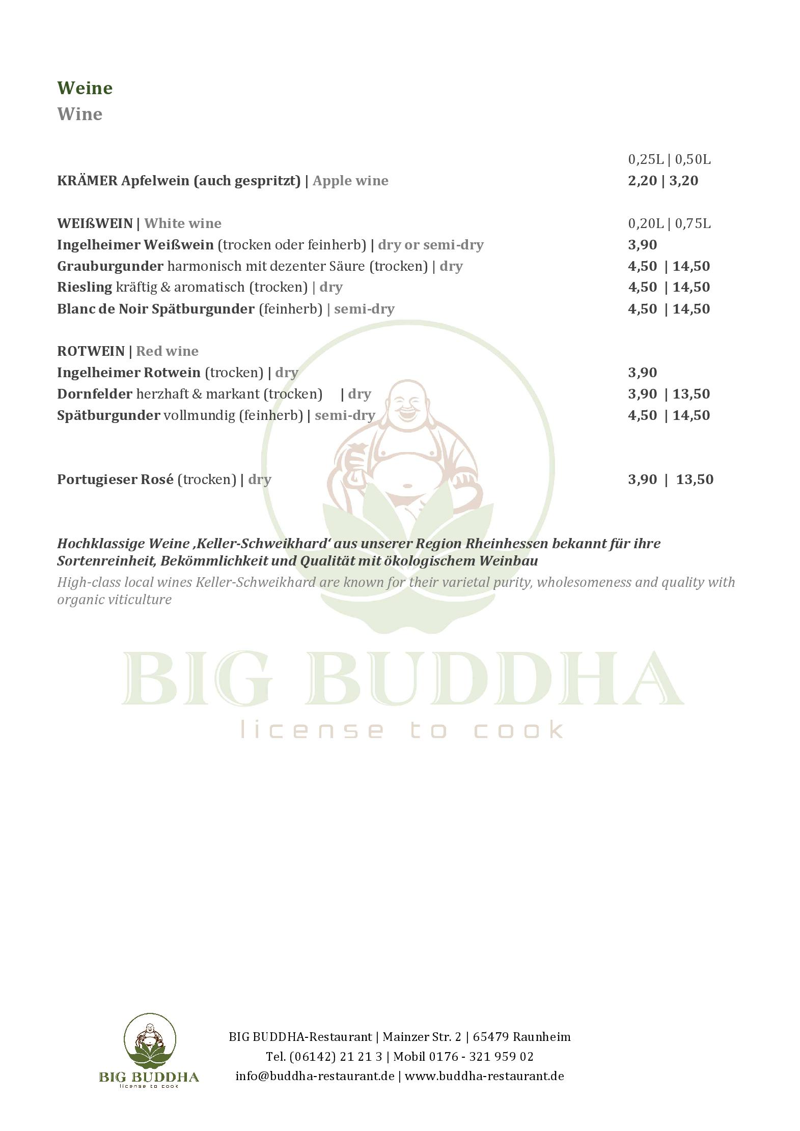 Speisekarte Big Buddha in Raunheim, Seite 10