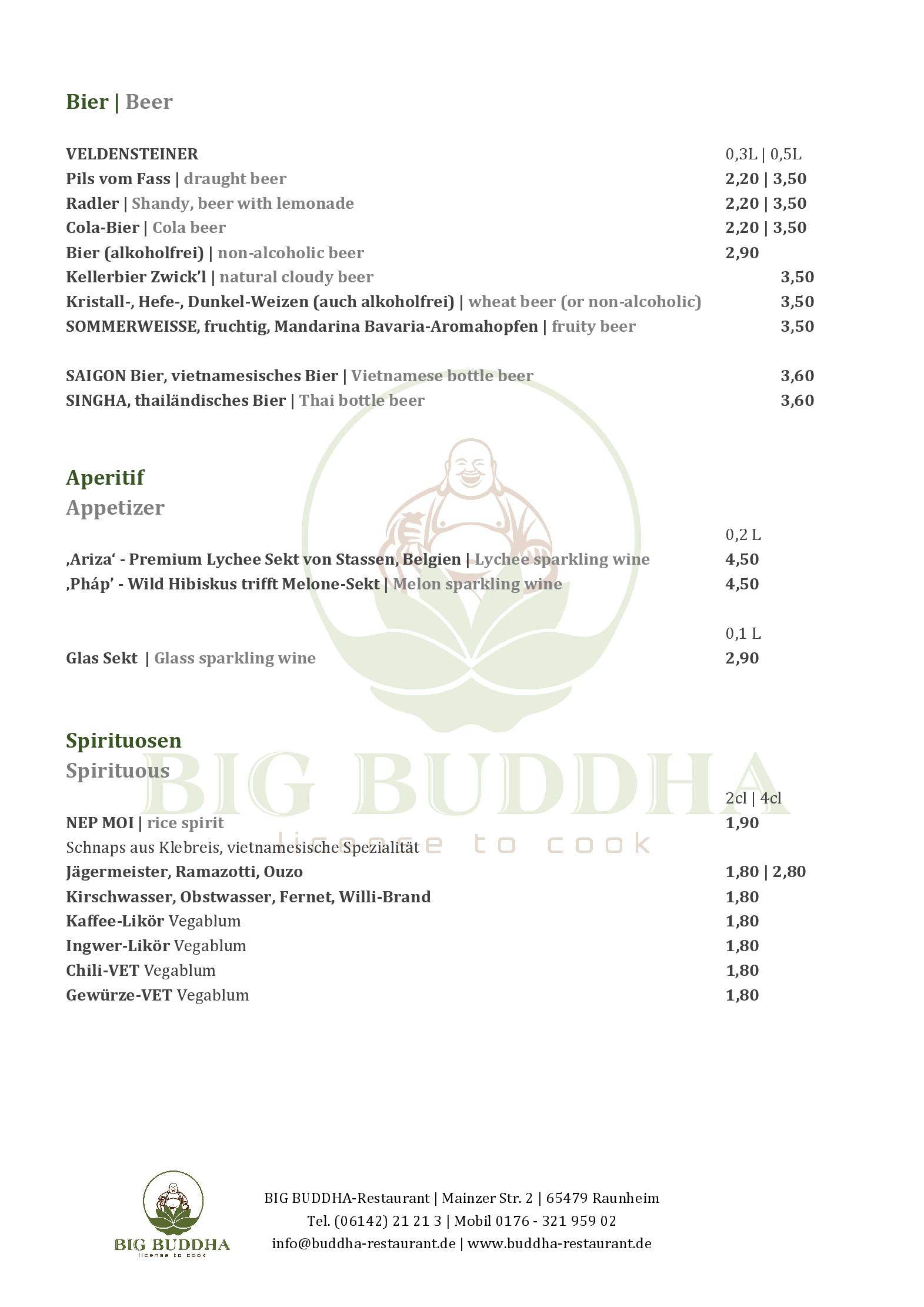 Speisekarte Big Buddha in Raunheim, Seite 9