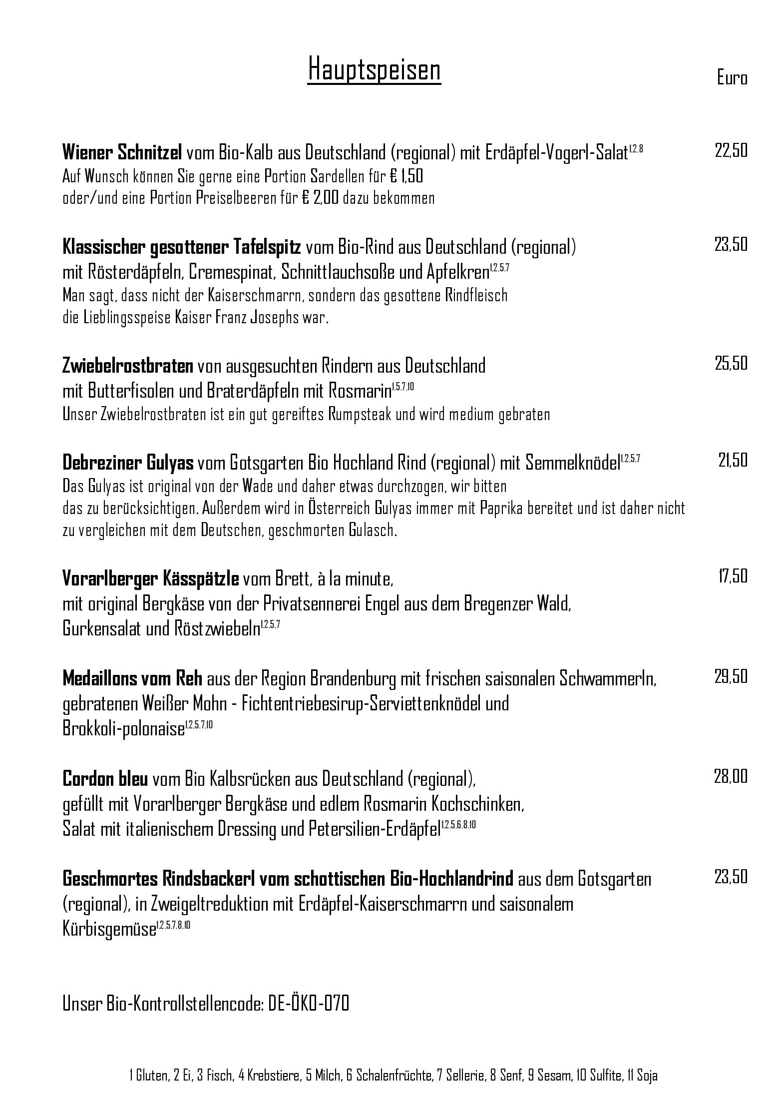 Speisekarte Ottenthal Restaurant & Weinhandlung in Berlin, Seite 5