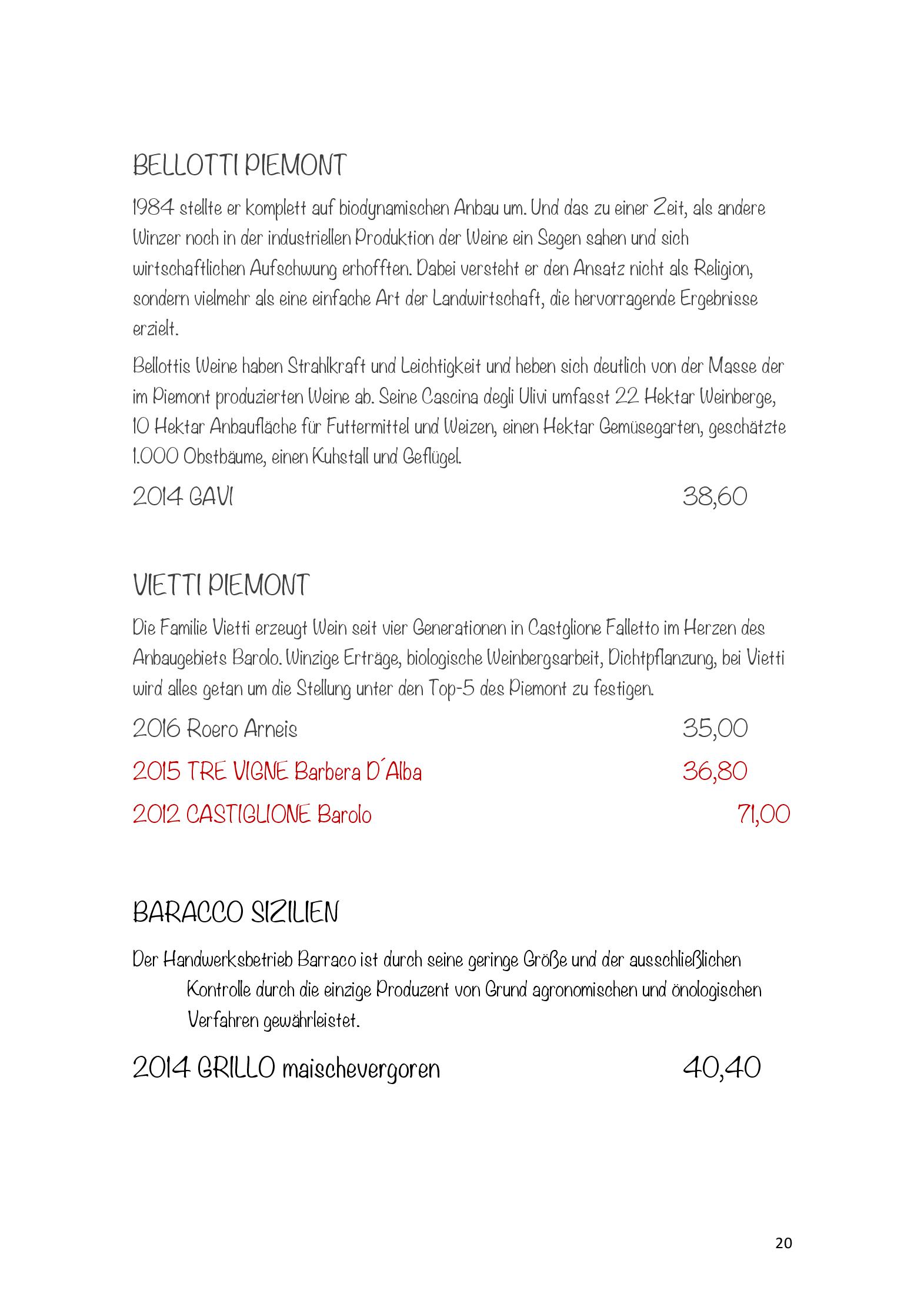 Speisekarte stilers restaurant im marmite in Barsinghausen, Seite 25