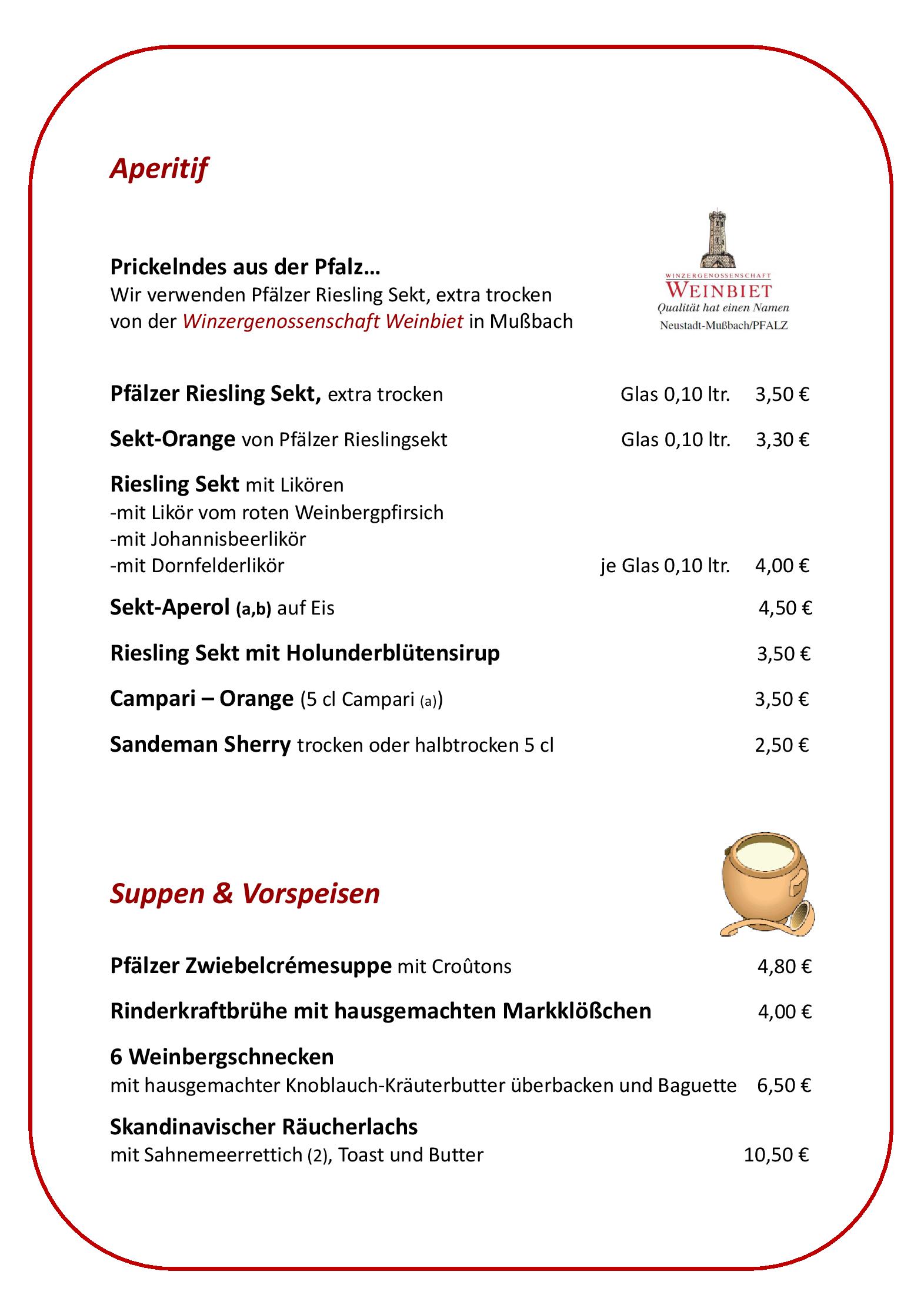 Speisekarte Bürgerstübel Mussbach in Neustadt an der Weinstraße, Seite 3