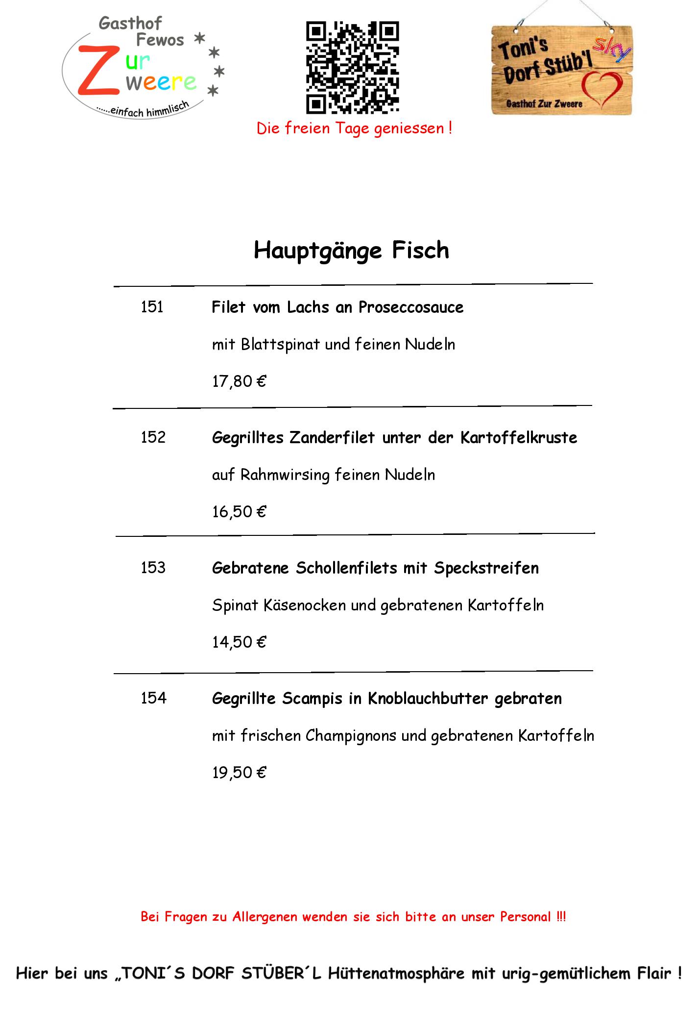 Speisekarte Zur Zweere in Willingen (Upland), Seite 7