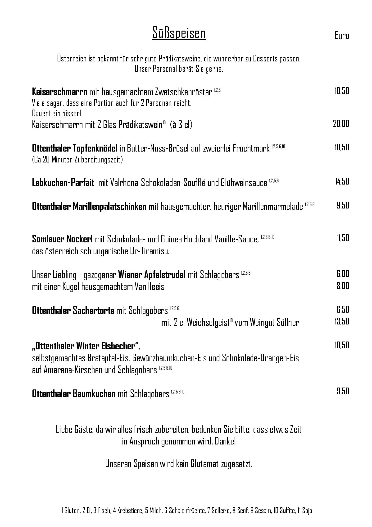 Speisekarte Ottenthal Restaurant & Weinhandlung in Berlin, Seite 7