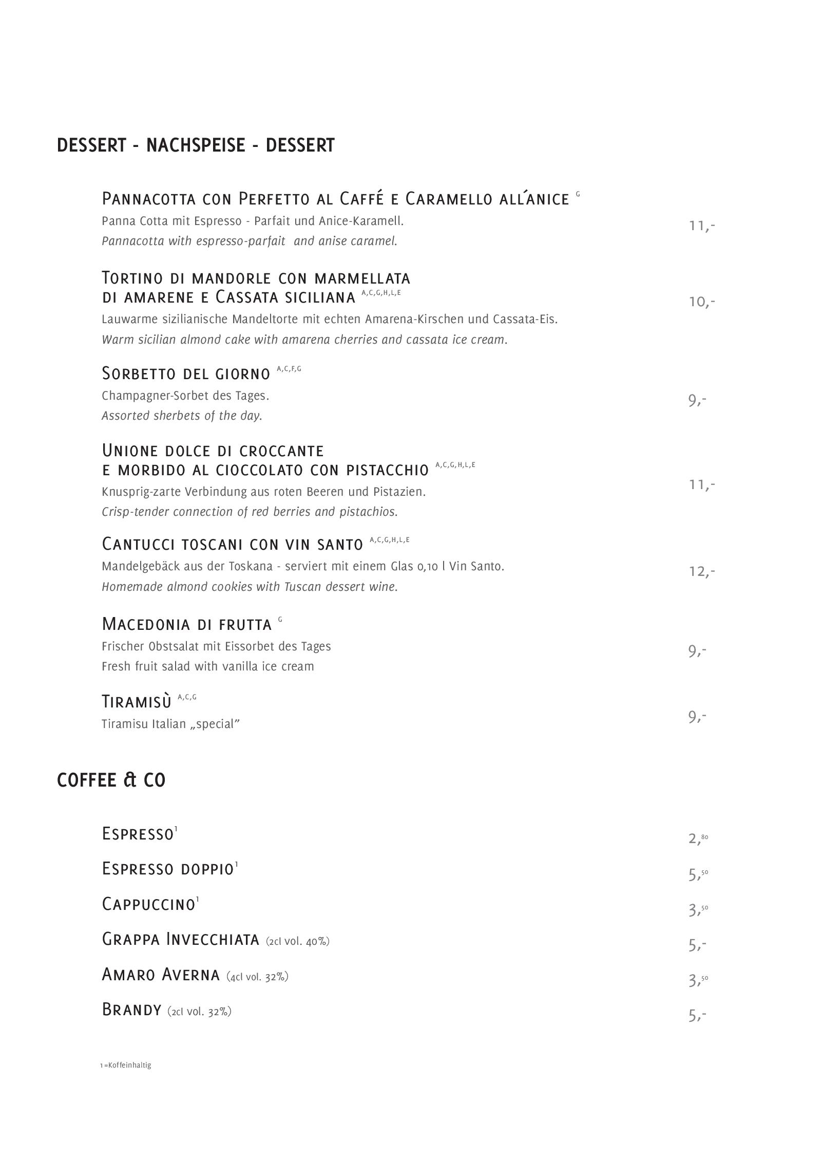 Speisekarte Sorriso Ristorante Italiano in Berlin, Seite 7