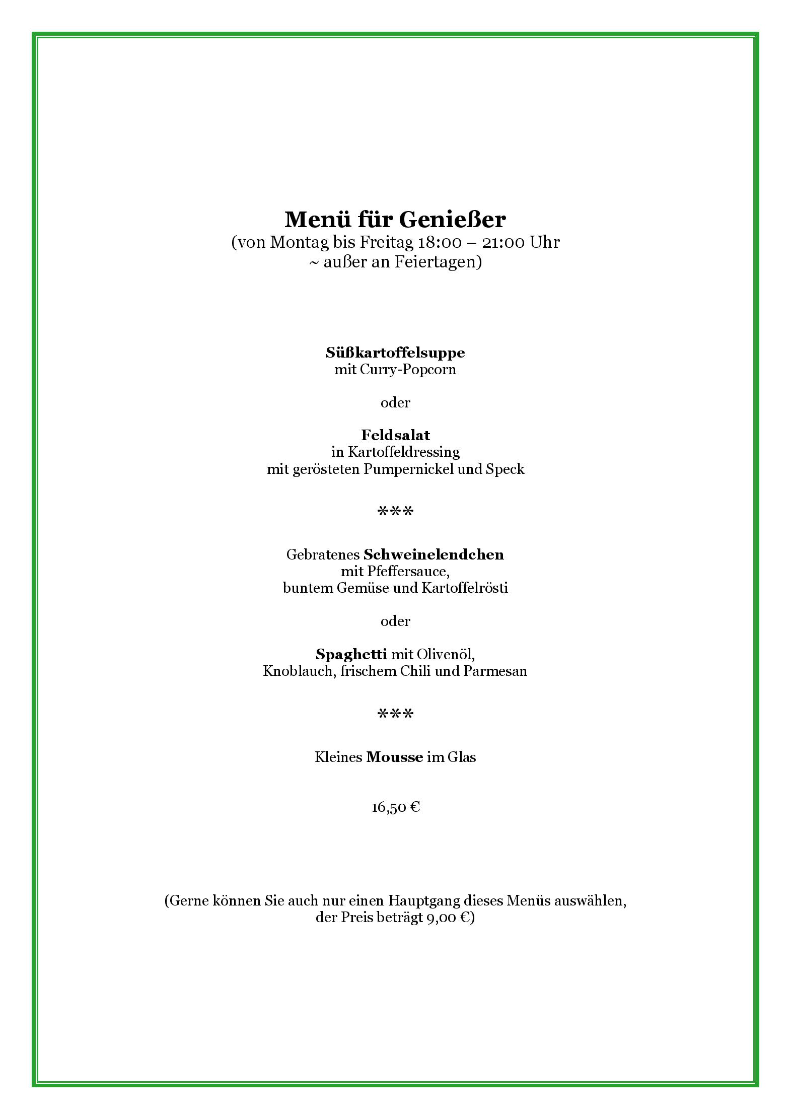 Speisekarte Hotel & Restaurant Forstwirt in Grasbrunn, Seite 2