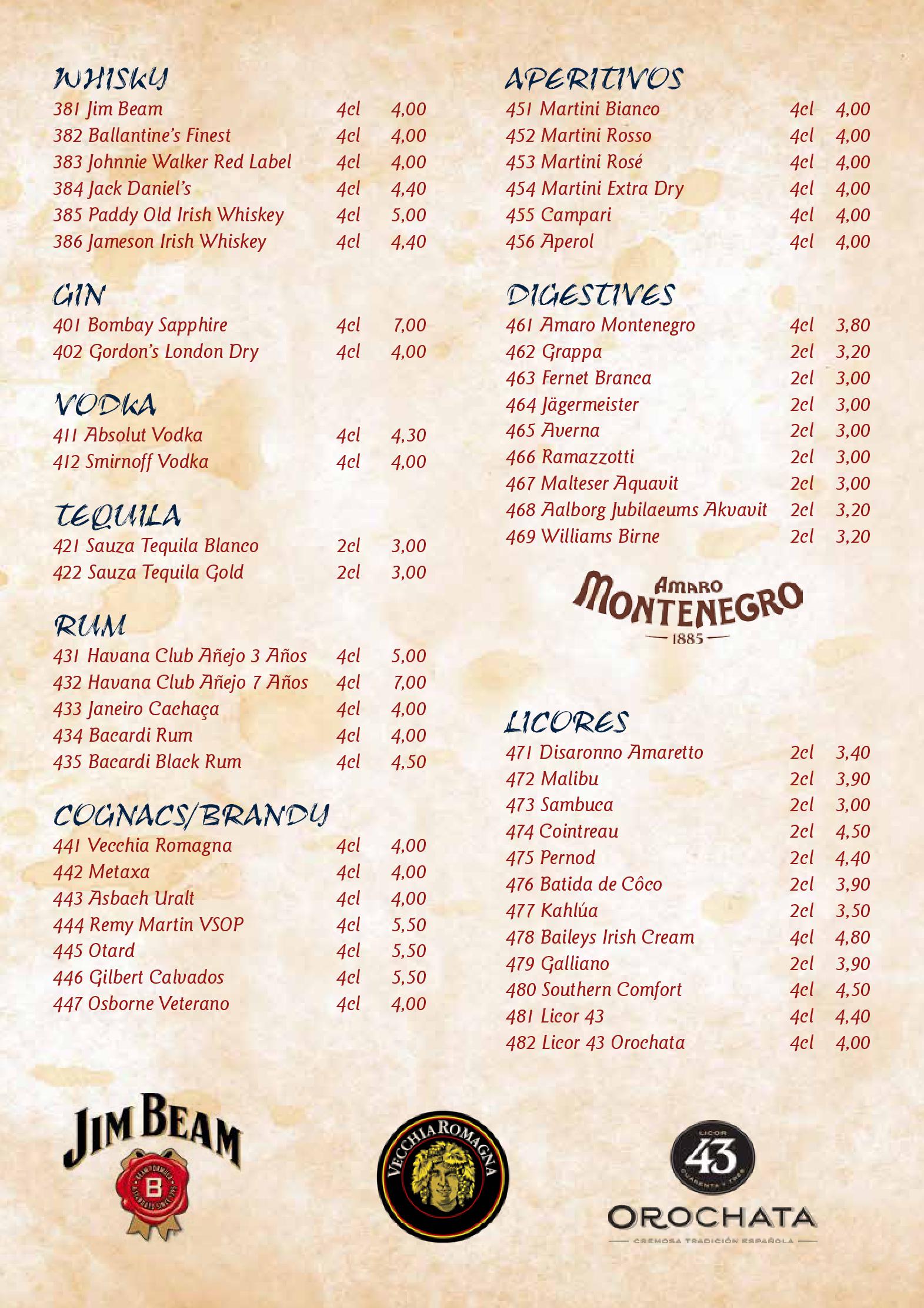 Speisekarte Santa Fe Restaurant & Cocktailbar in Hamburg, Seite 10