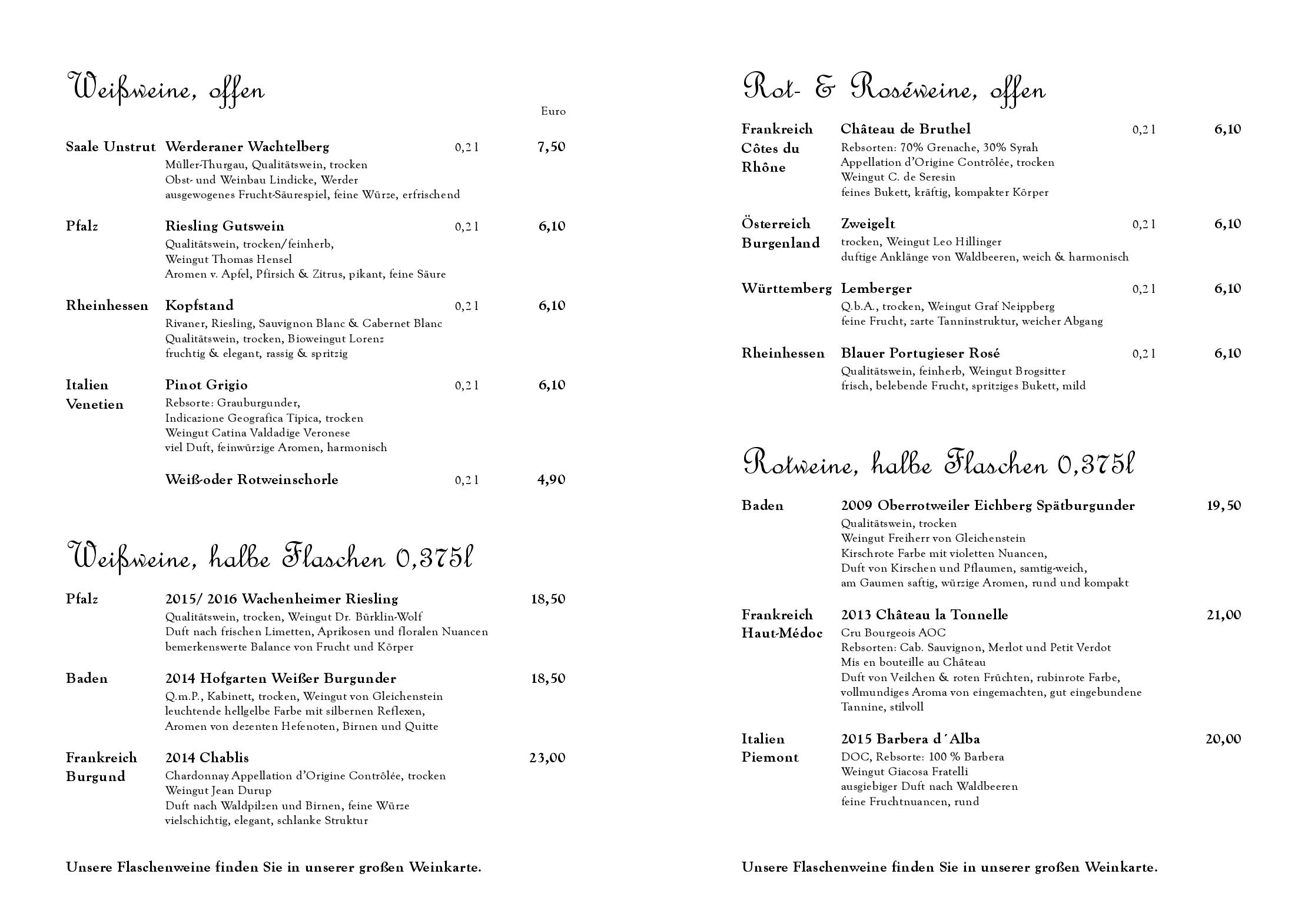 Speisekarte Restaurant & Cafe Drachenhaus in Potsdam, Seite 26