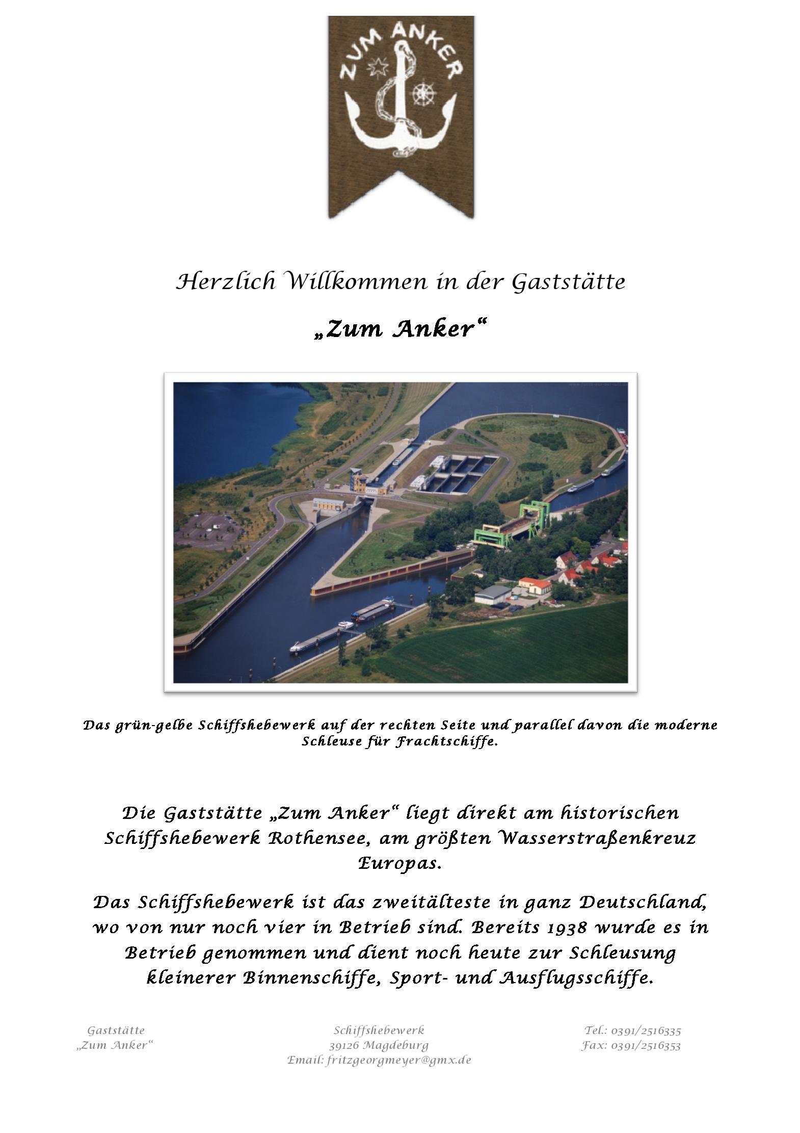Speisekarte Zum Anker in Magdeburg, Seite 12