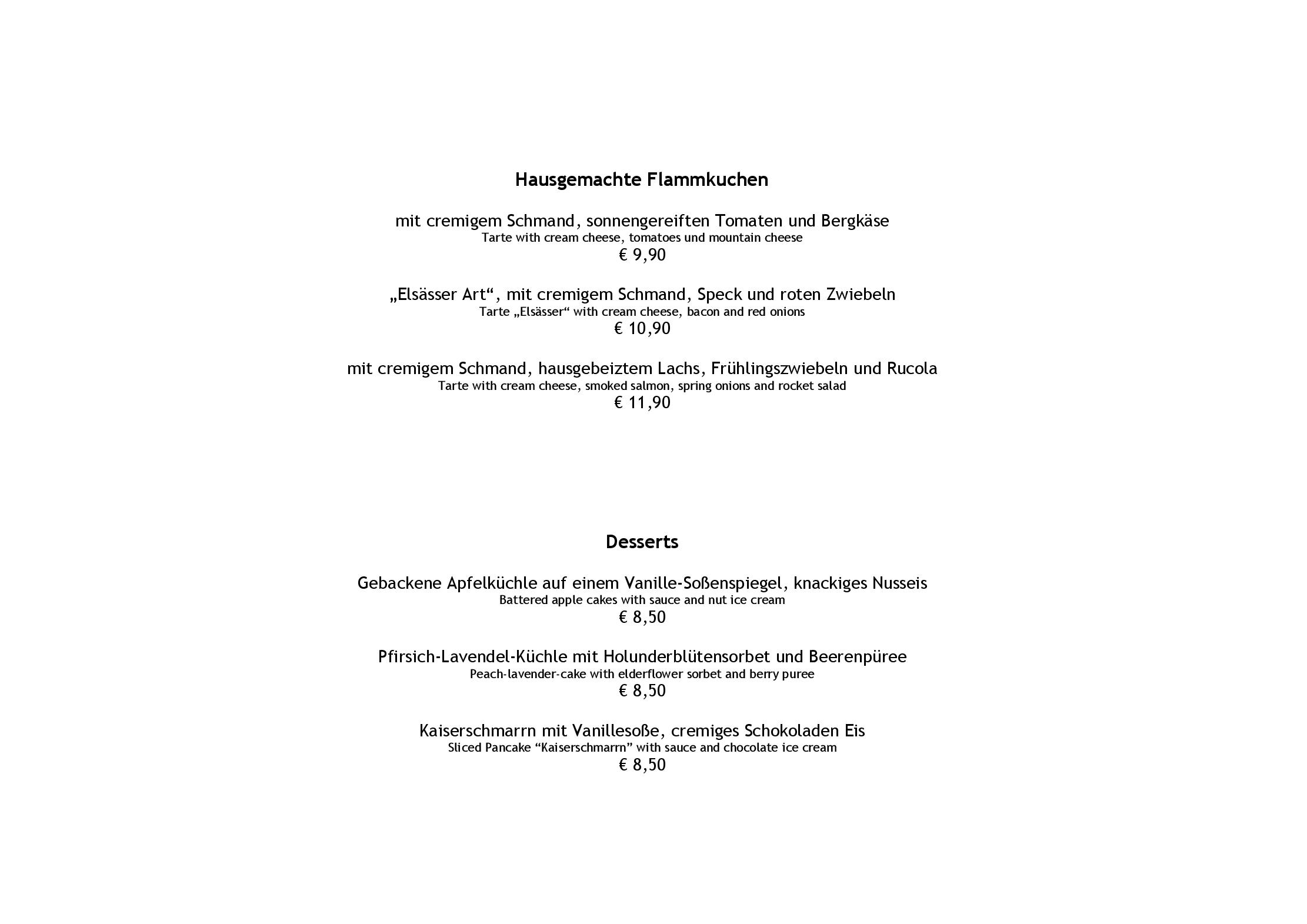 Speisekarte Lindner Parkhotel Parkrestaurant in Oberstaufen, Seite 3