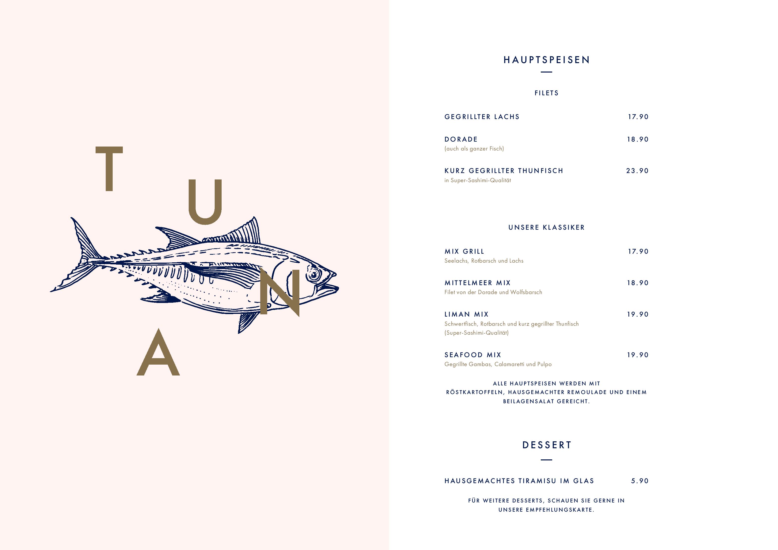 Speisekarte Liman Fisch Restaurant in Hamburg, Seite 5