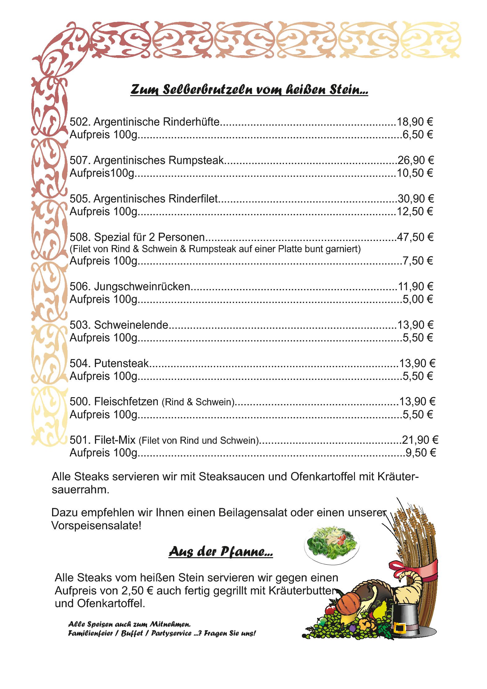 Speisekarte Krumm Stubb in Rimbach, Seite 6