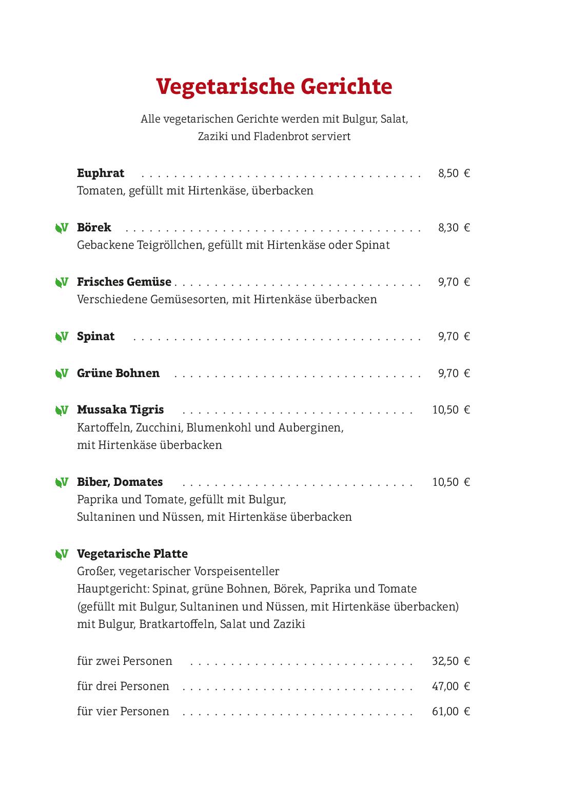 Speisekarte Restaurant Lokanta in Regensburg, Seite 4