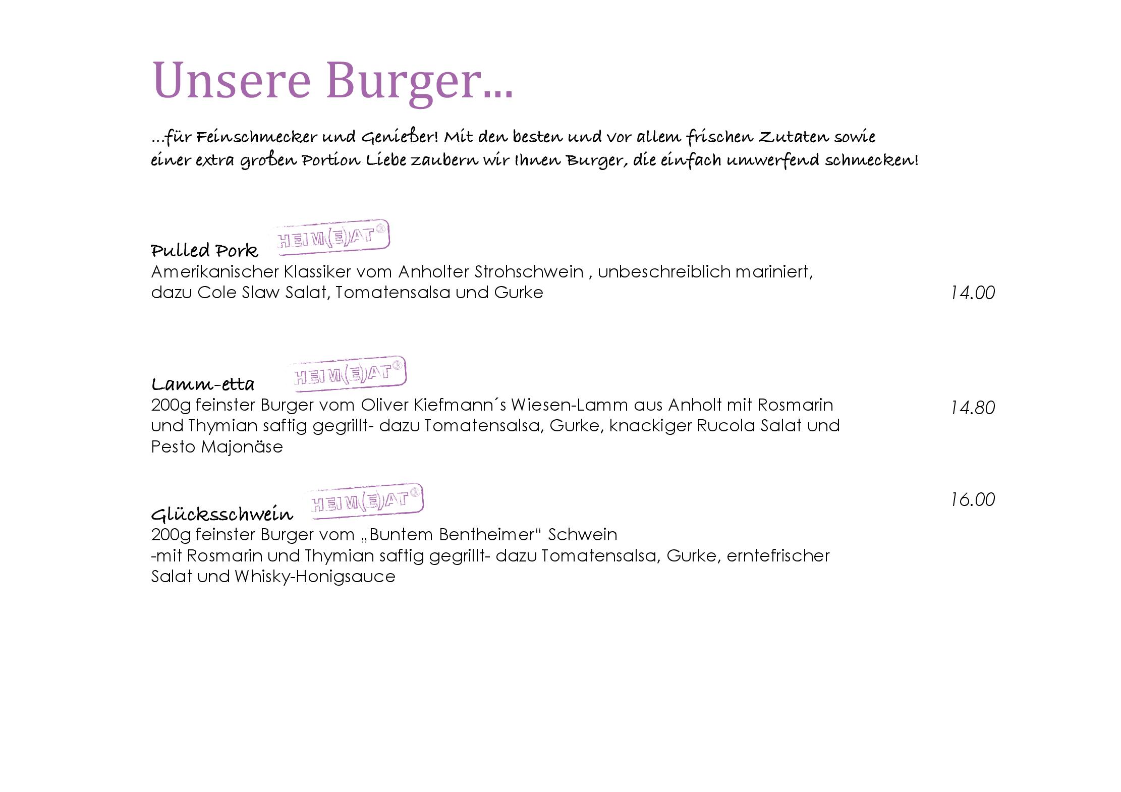 Speisekarte Restaurant Faktorei in Duisburg, Seite 6
