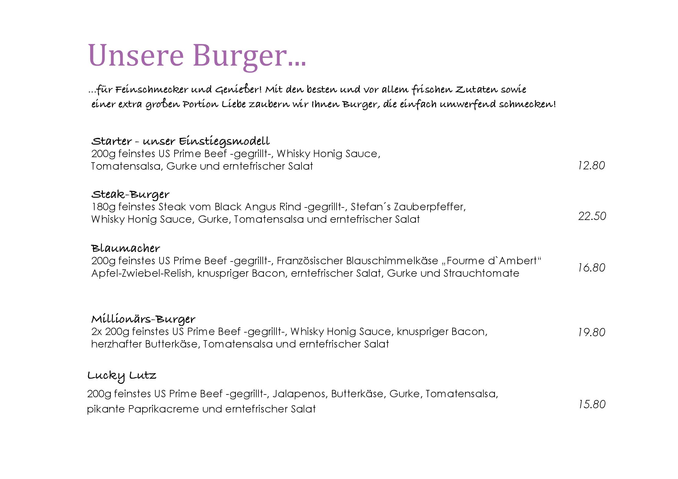 Speisekarte Restaurant Faktorei in Duisburg, Seite 8