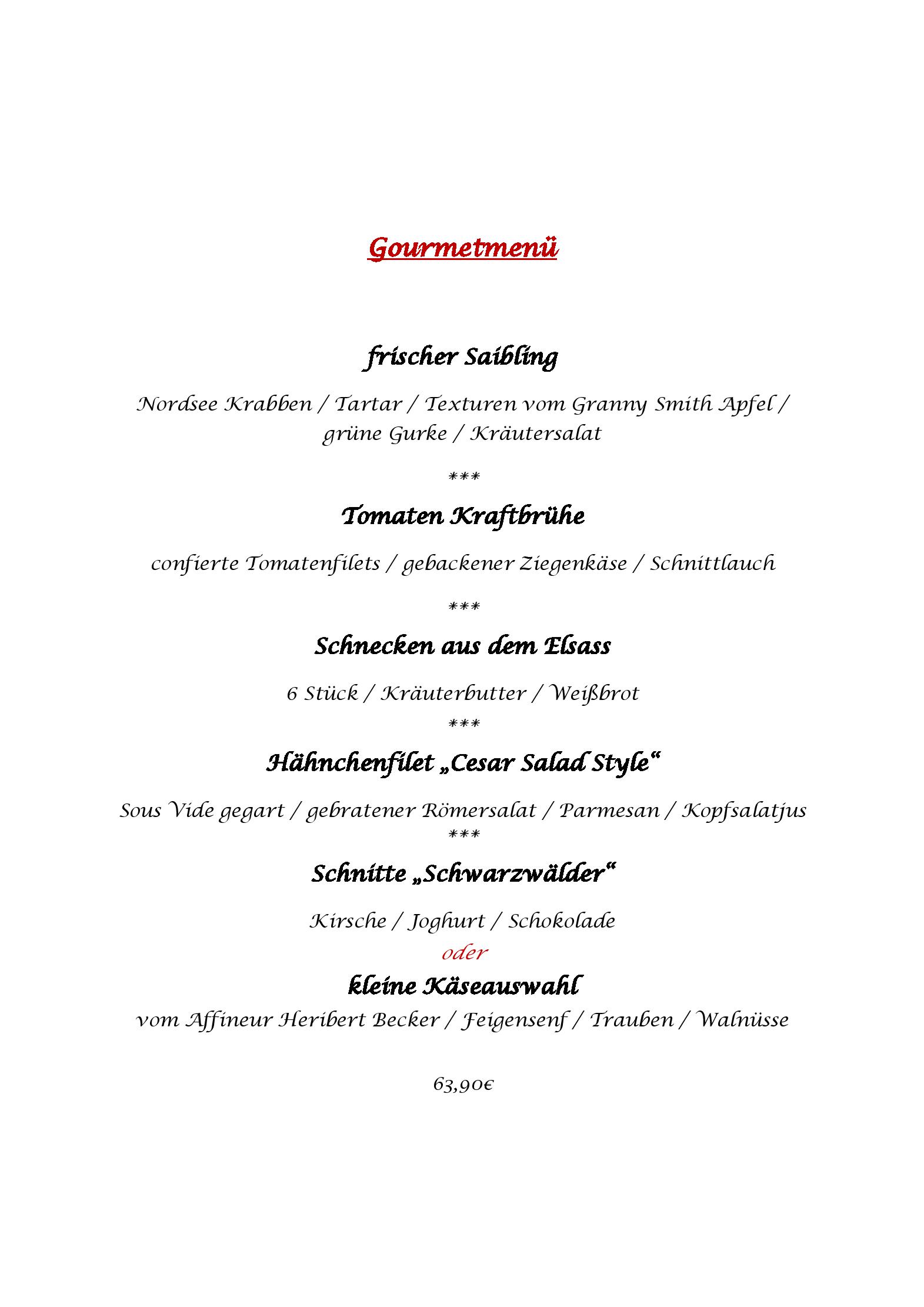 Speisekarte Restaurant Bartmann´s Haus in Dillenburg, Seite 5