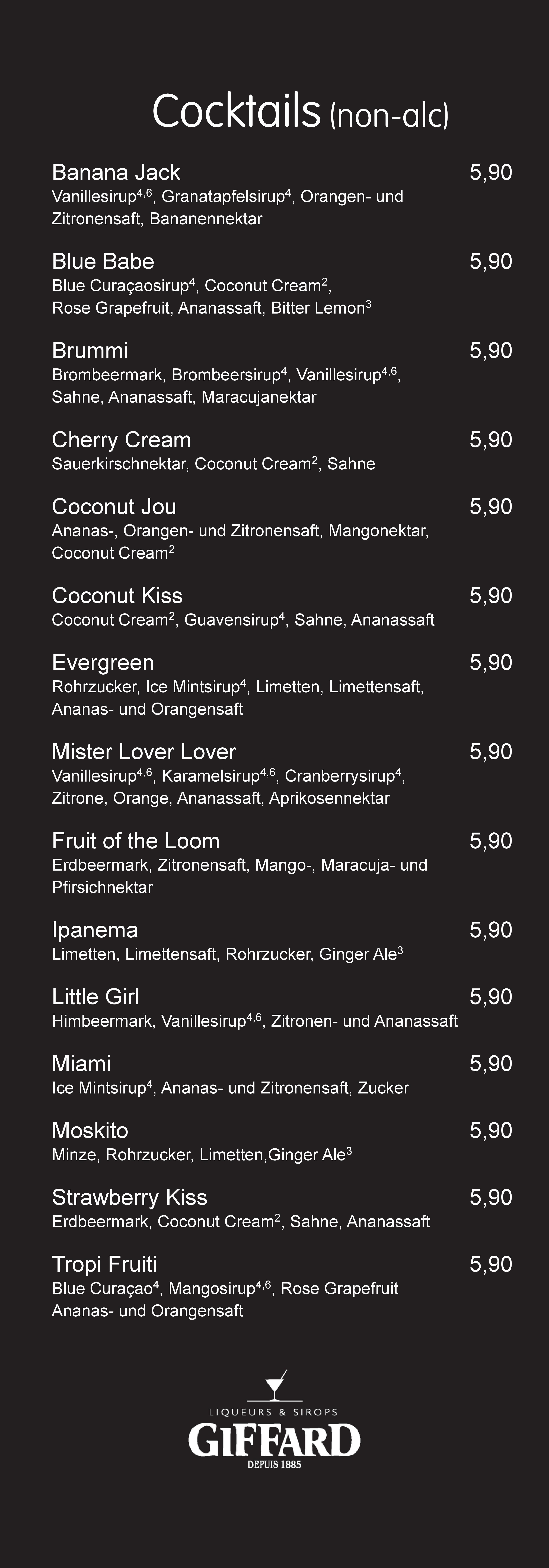 Speisekarte Knutschfleck in Berlin, Seite 19