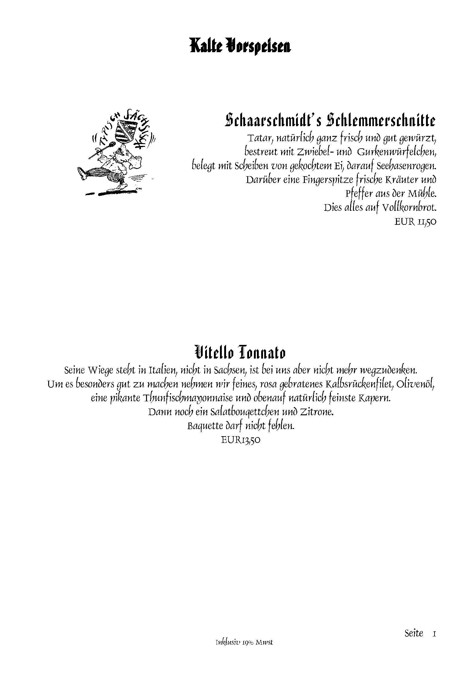 Speisekarte Schaarschmidts Restaurant in Leipzig, Seite 4