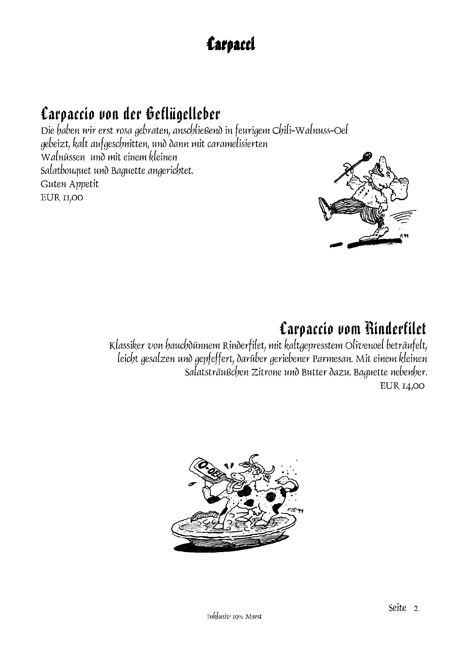 Speisekarte Schaarschmidts Restaurant in Leipzig, Seite 5